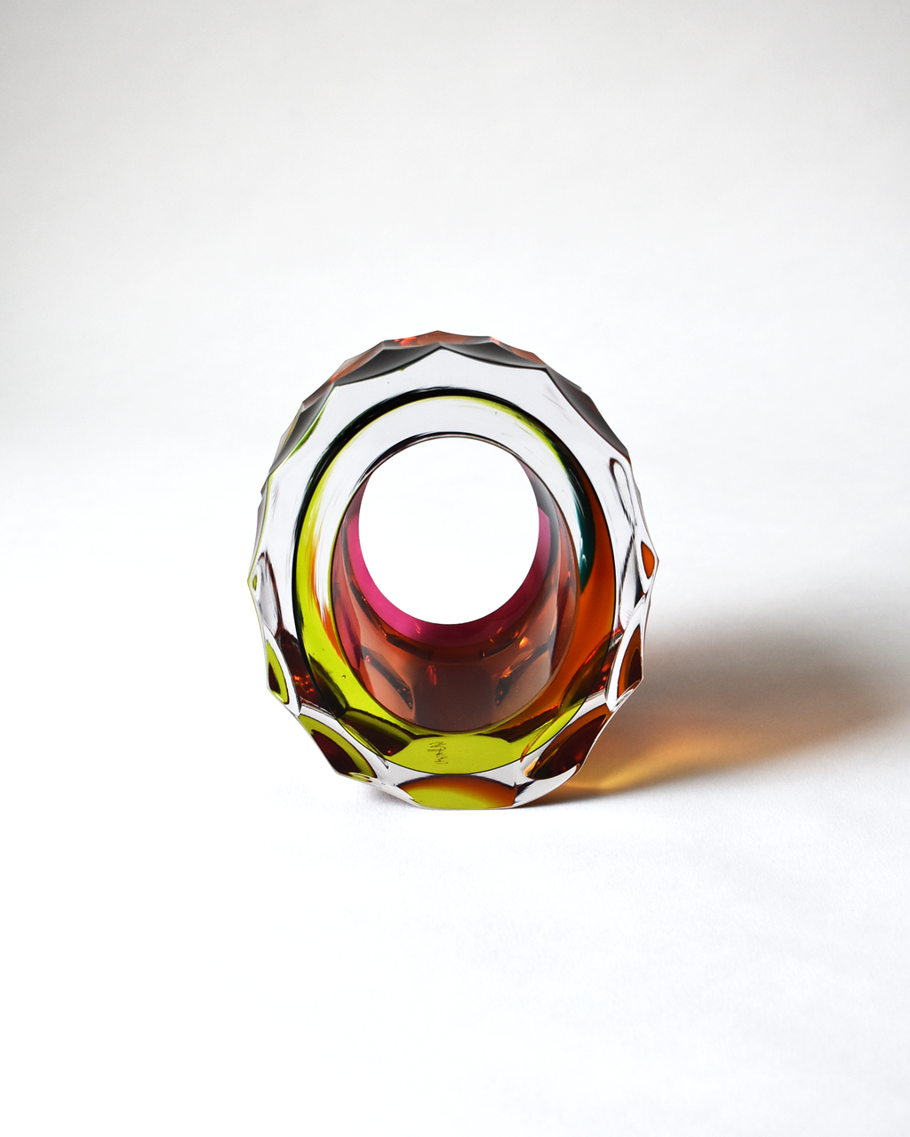 Rainbow Hues 'Deep Cut Slice' Sculpture