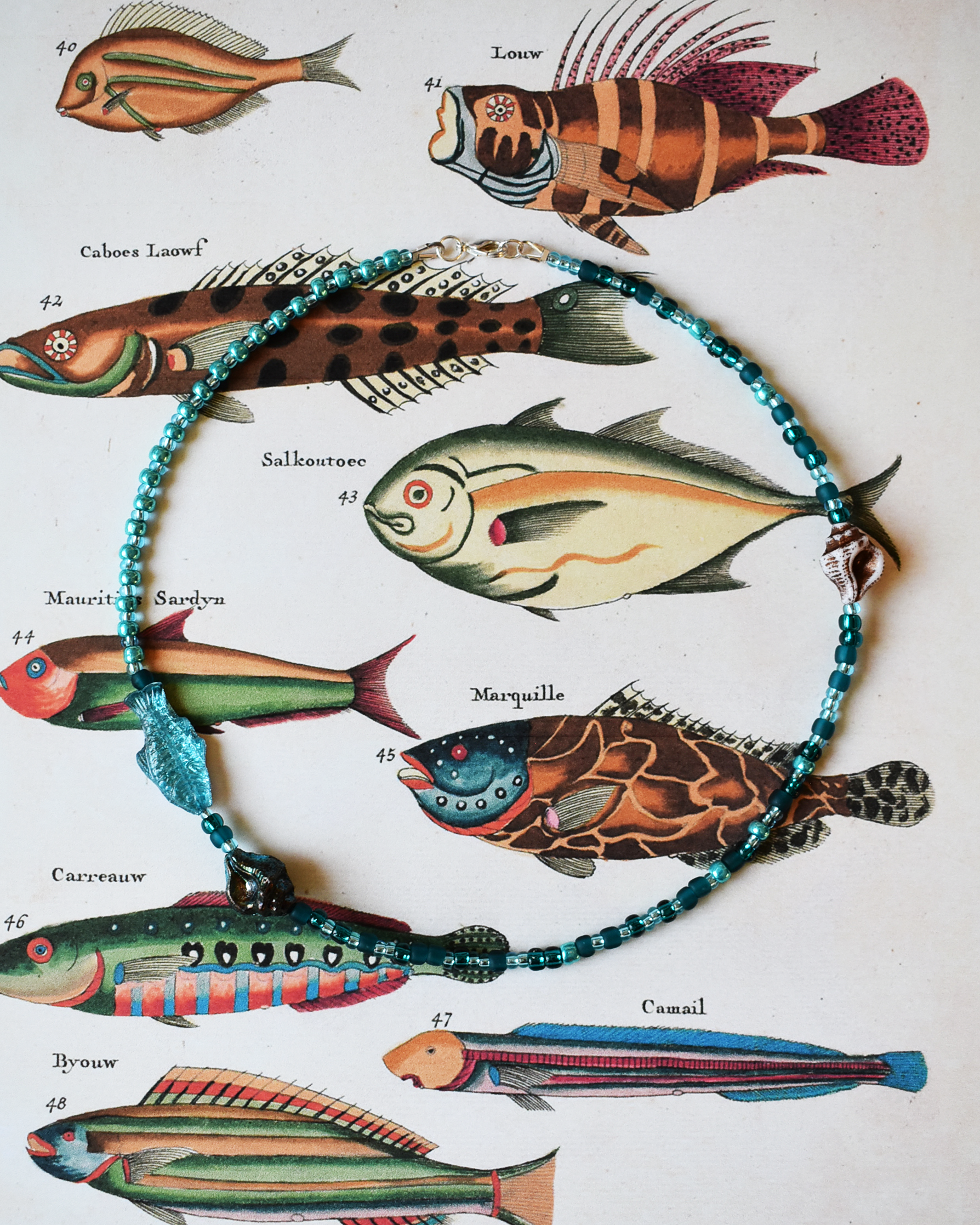 'Summer Shore' Bead Necklace