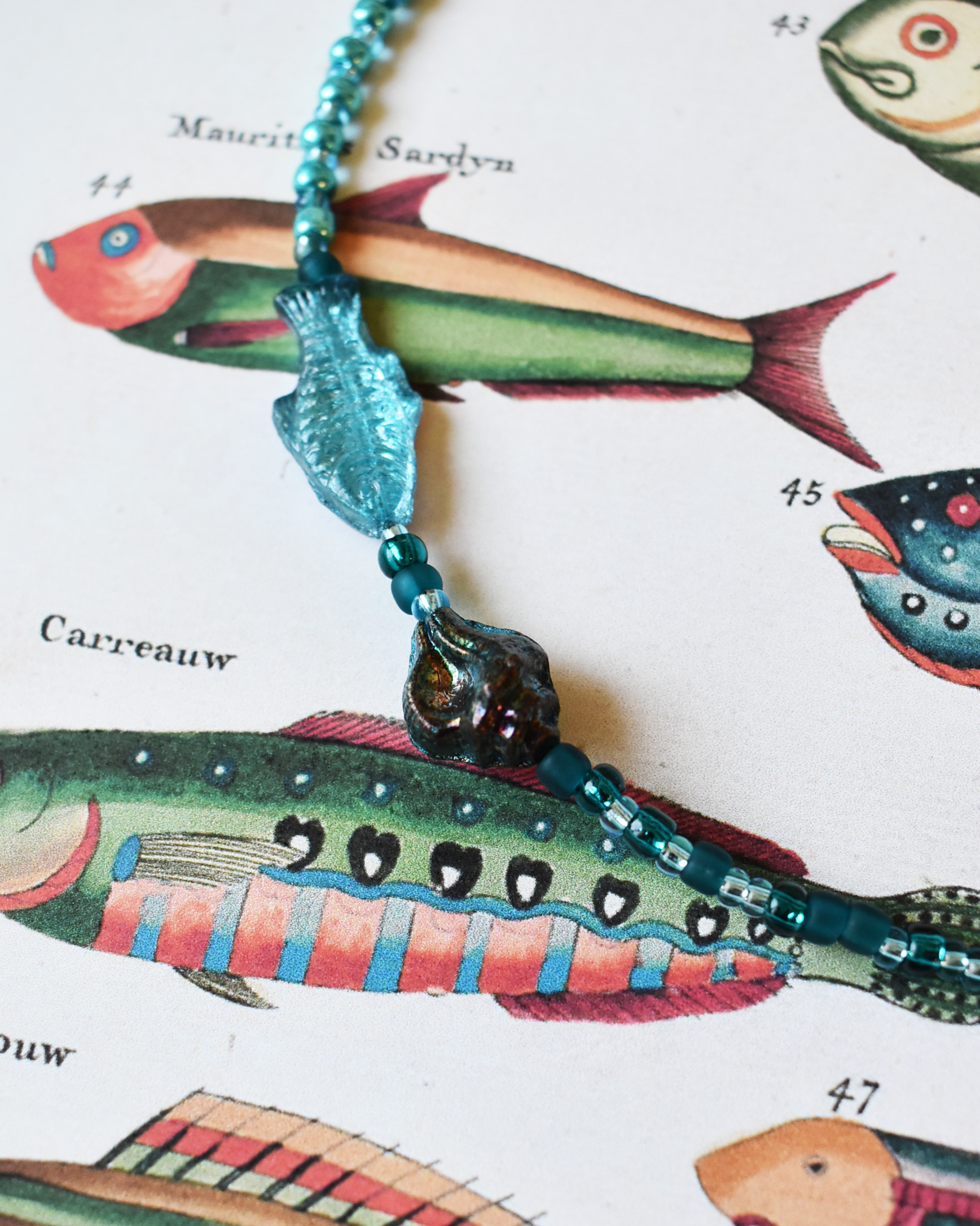'Summer Shore' Bead Necklace