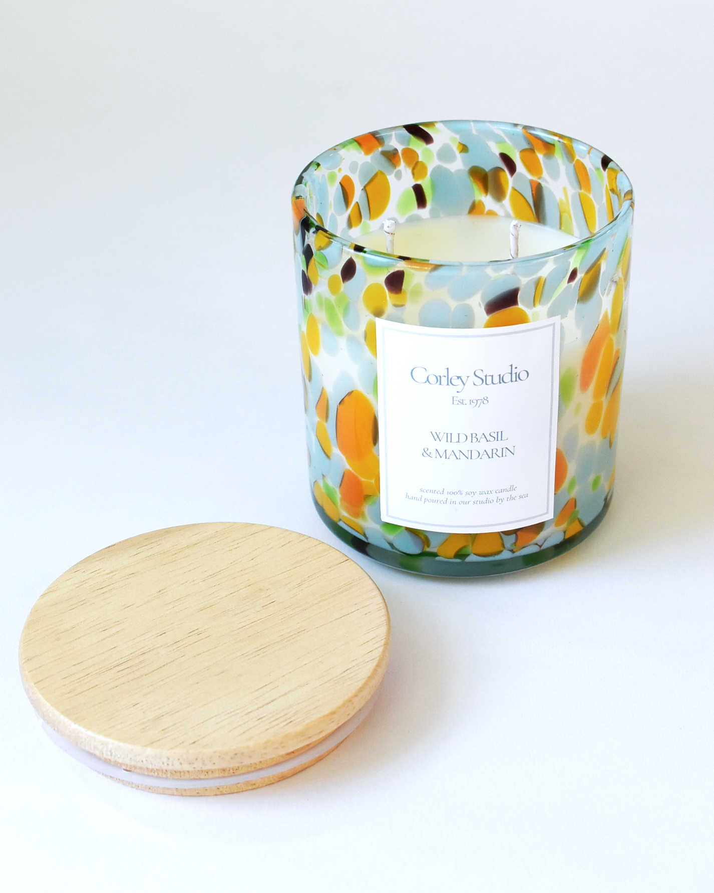 Wild Basil & Mandarin Candle (Large)