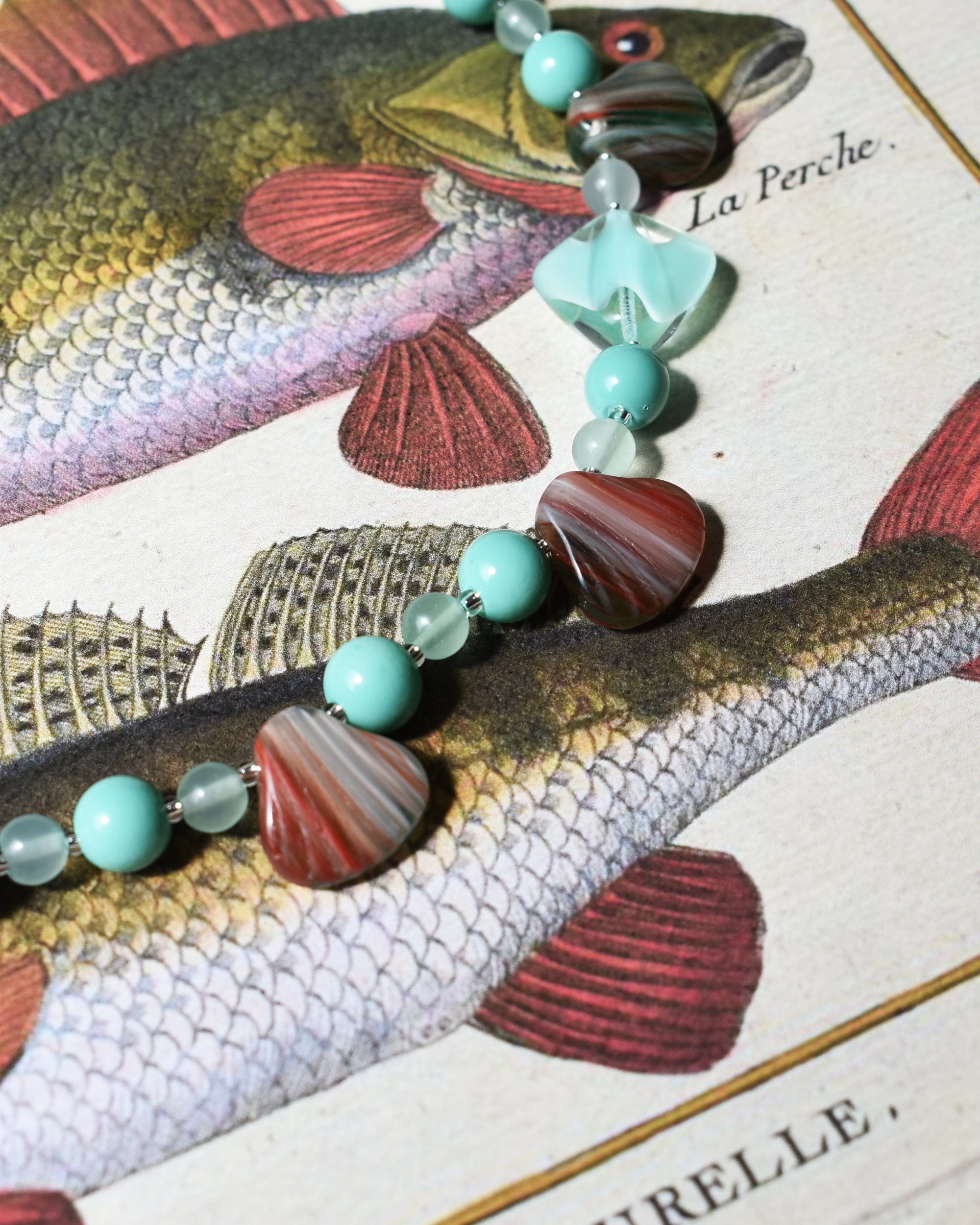 'Turquoise Tide' Bead Necklace