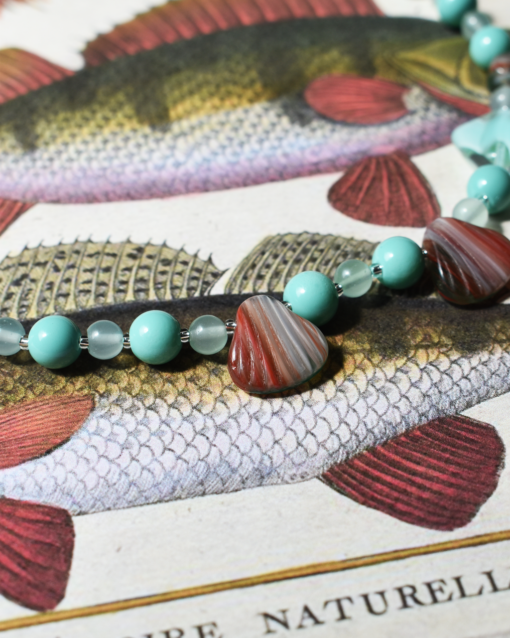 'Turquoise Tide' Bead Necklace