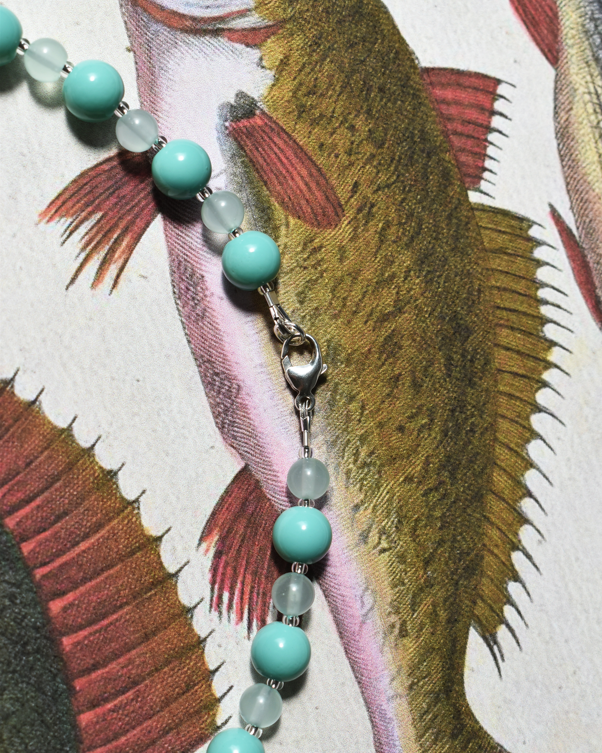 'Turquoise Tide' Bead Necklace