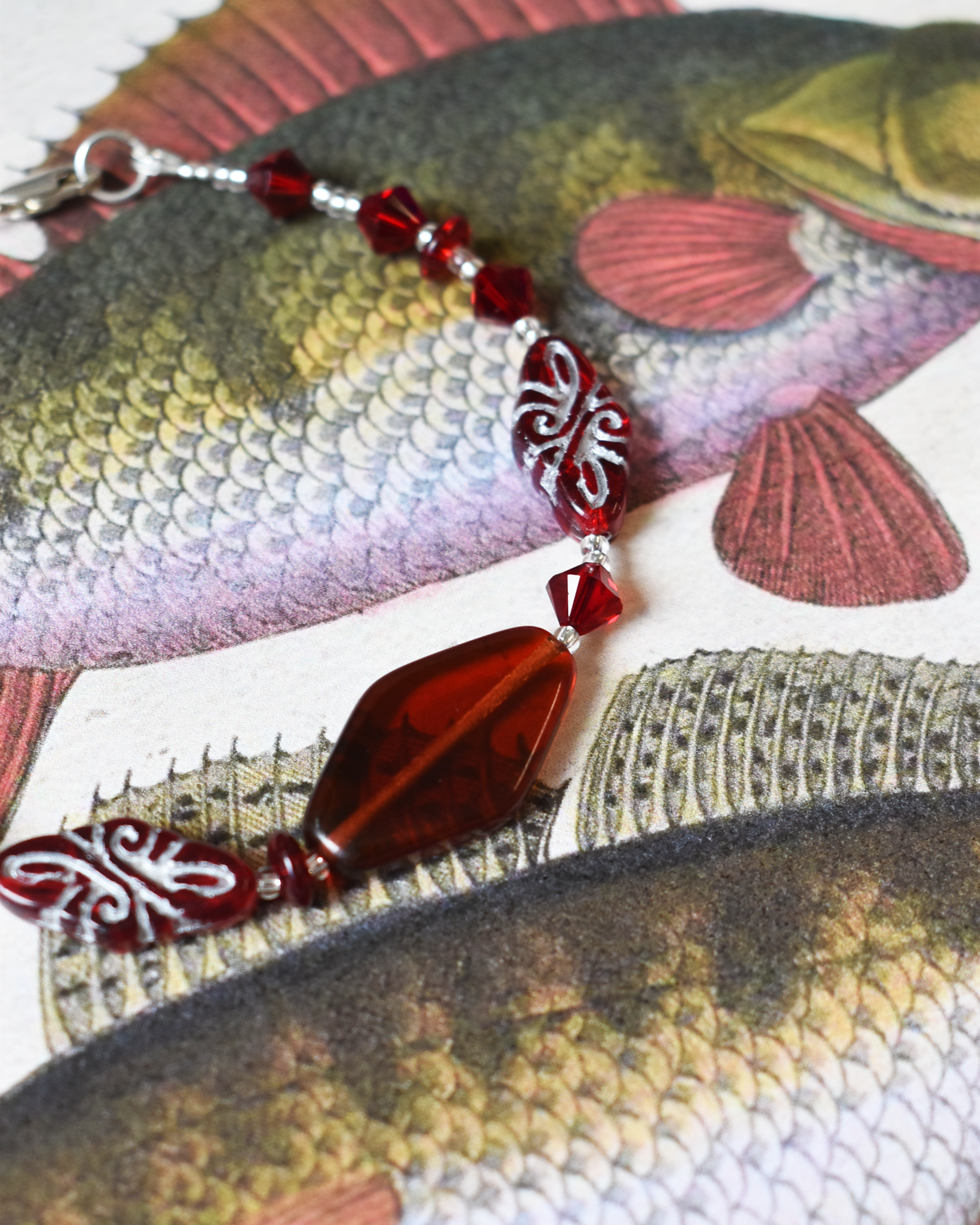 'Bohemian Red' Bead Bracelet