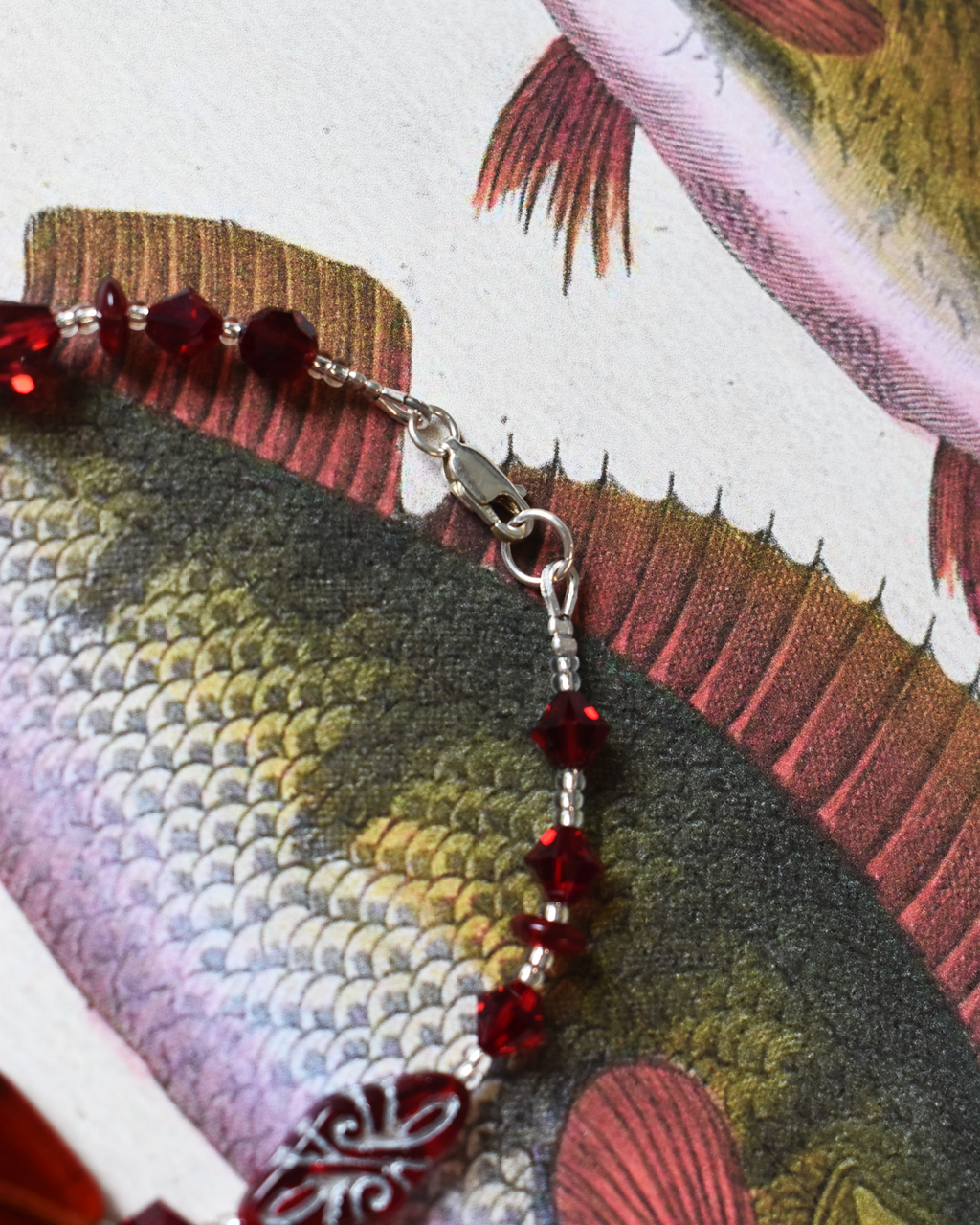 'Bohemian Red' Bead Bracelet
