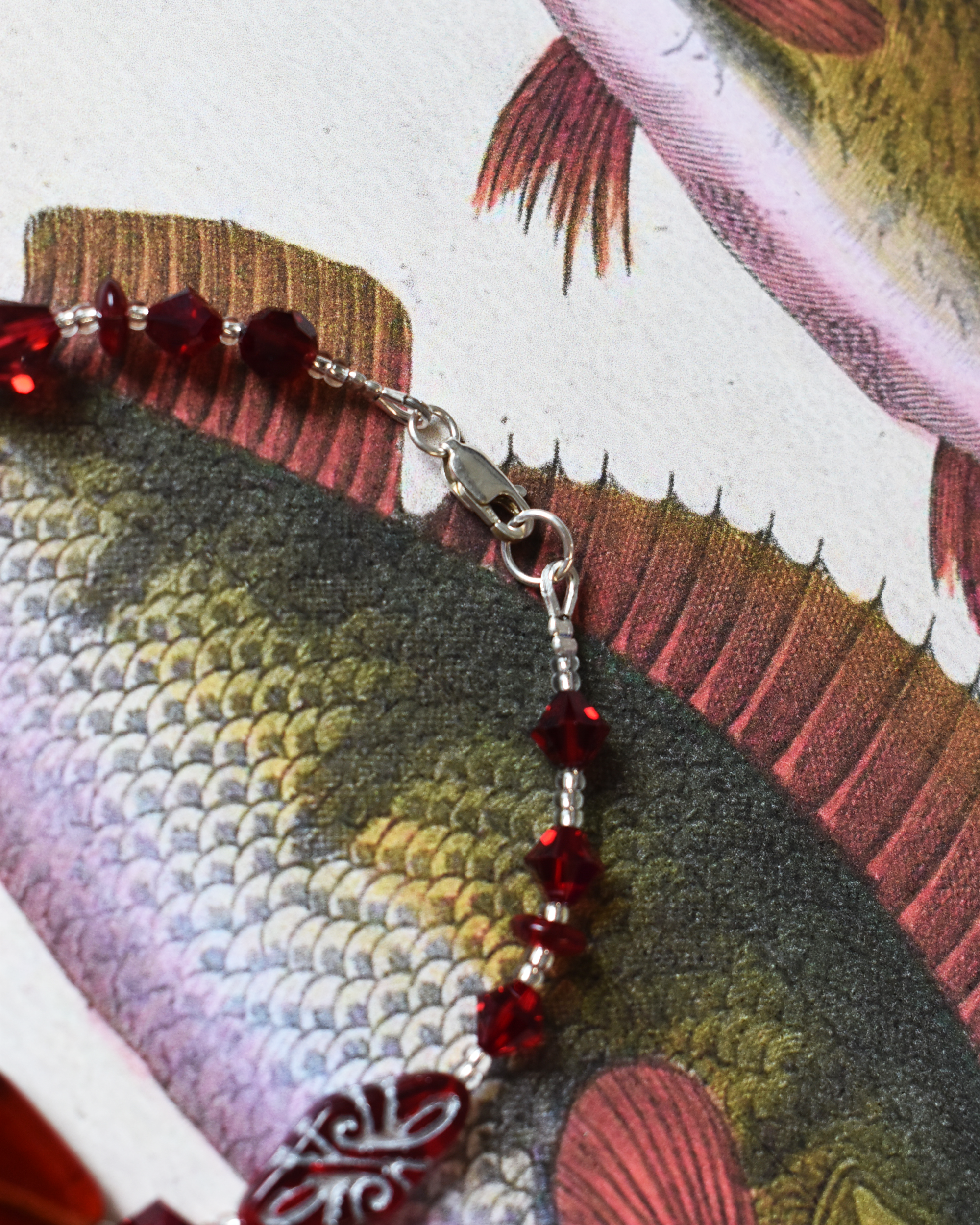'Bohemian Red' Bead Bracelet