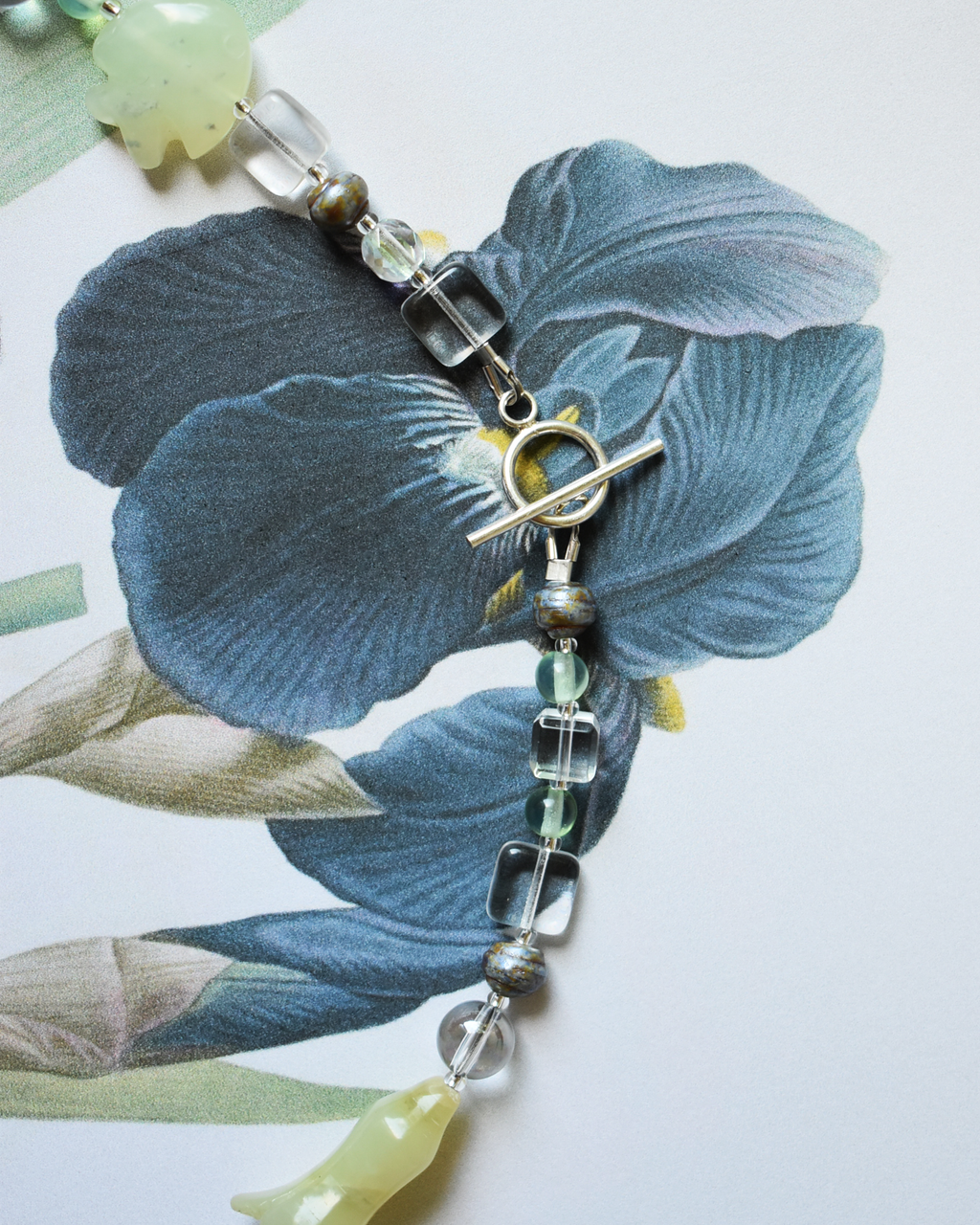 'Sea & Serpentine' Bead Necklace