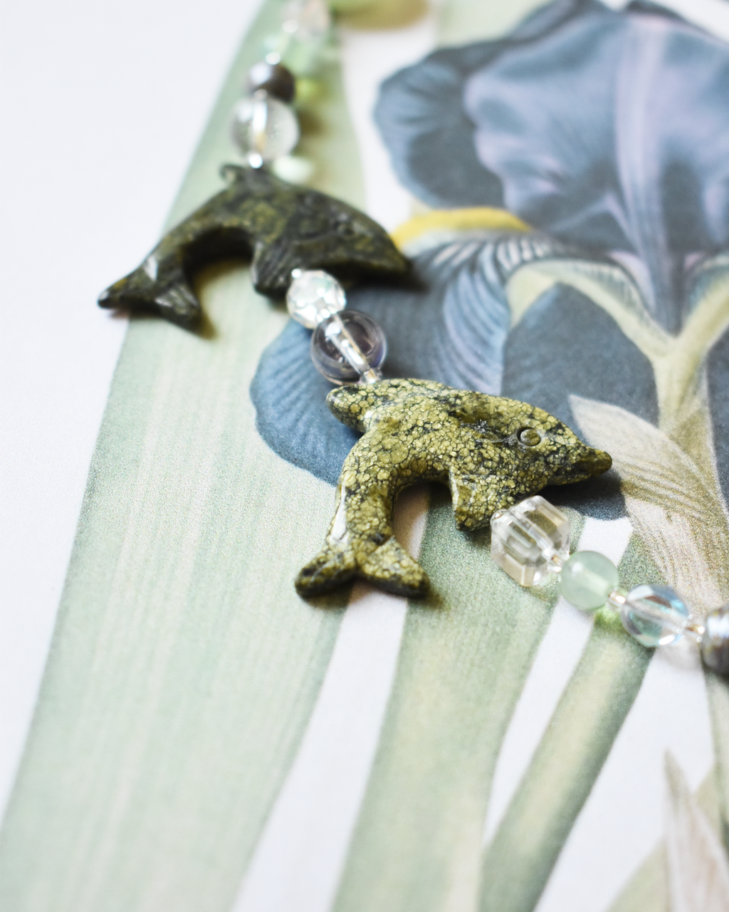 'Sea & Serpentine' Bead Necklace