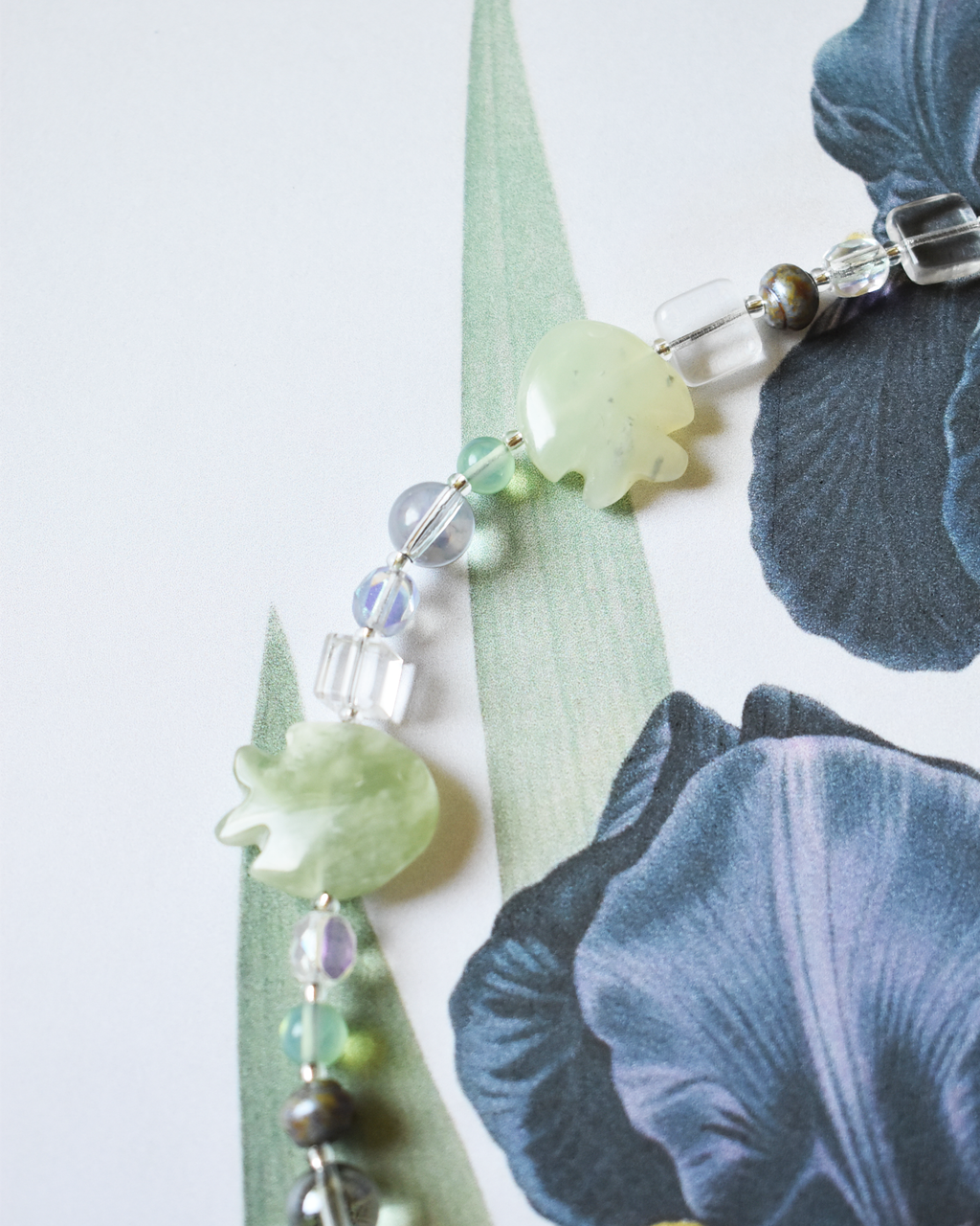 'Sea & Serpentine' Bead Necklace