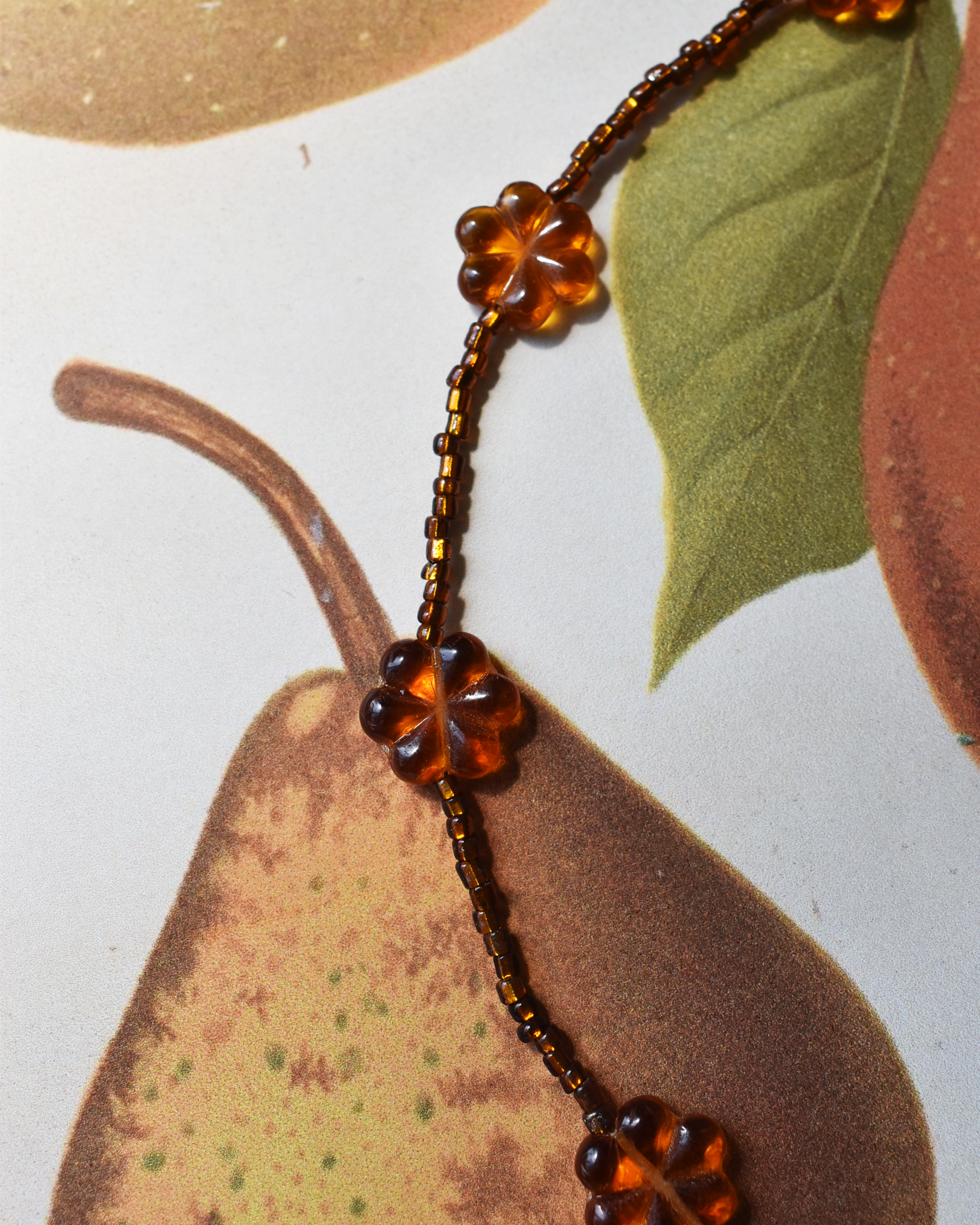 'Fields of Gold' Bead Necklace