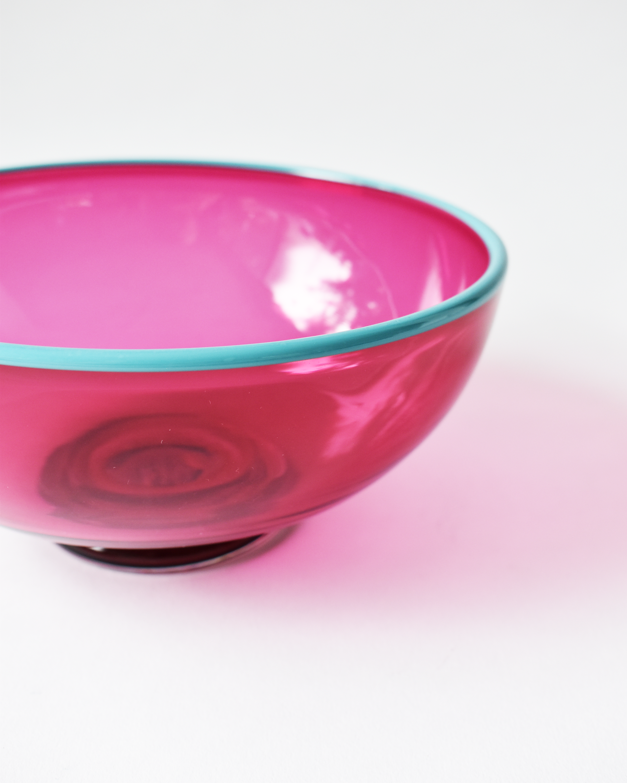 Pink & Aqua 'Zest Bowl'