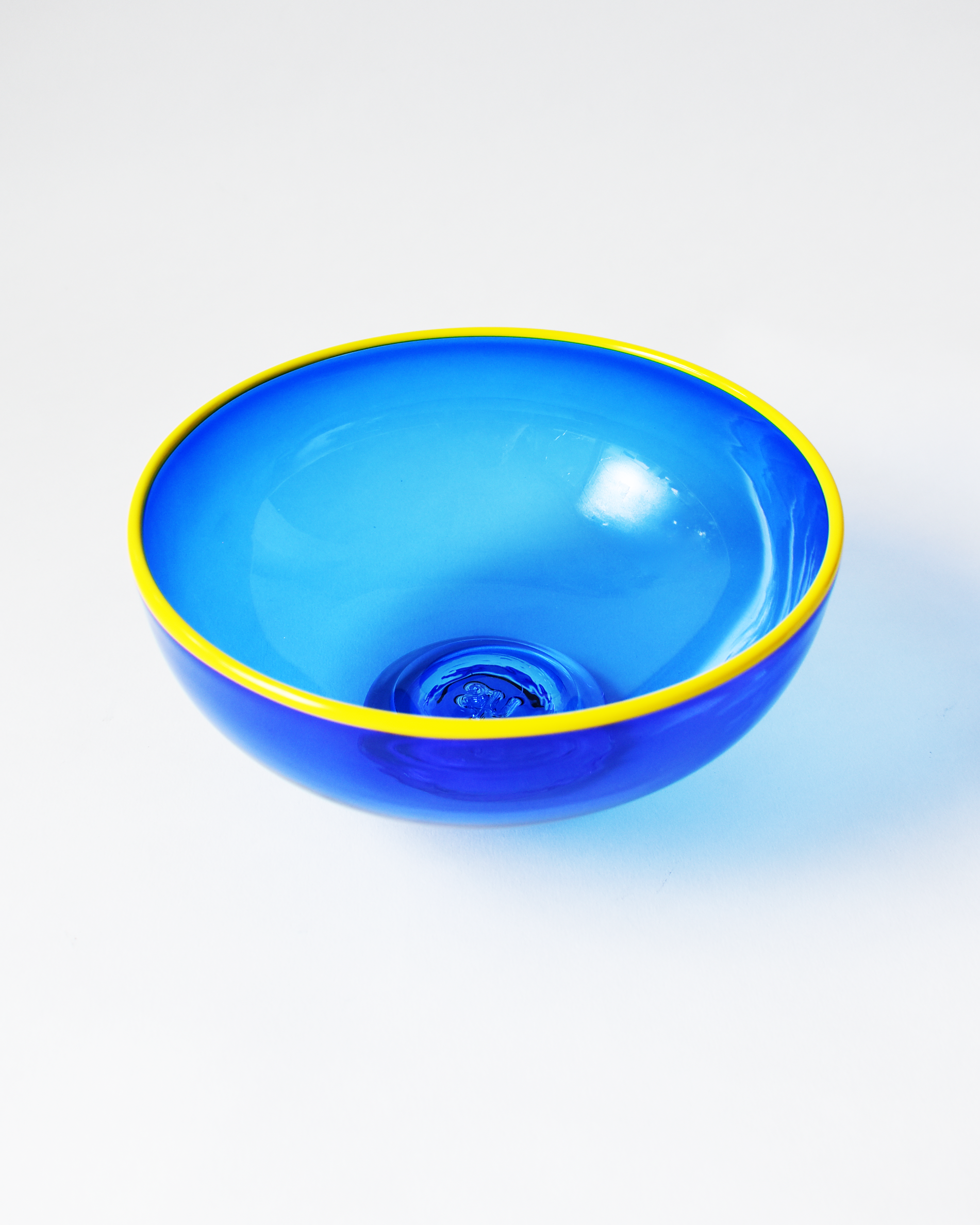 Cobalt Blue & Yellow 'Zest Bowl'