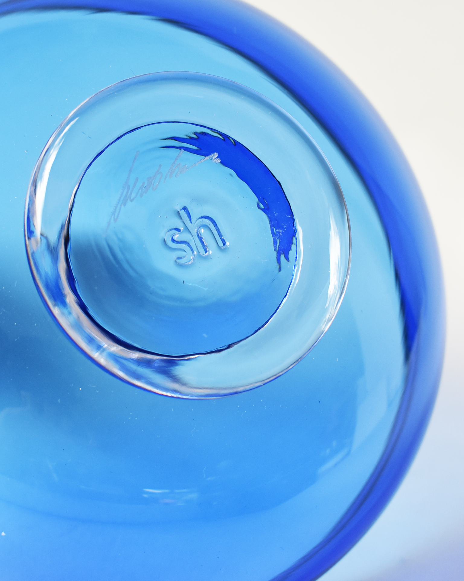 Cobalt Blue & Yellow 'Zest Bowl'