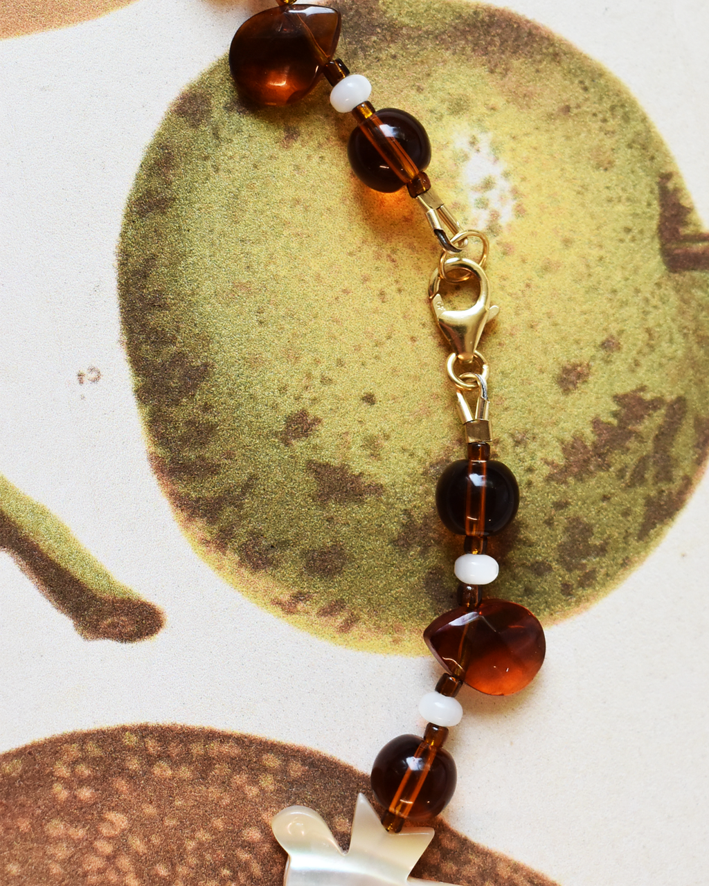 'Flight of Doves' Mother of Pearl Necklace