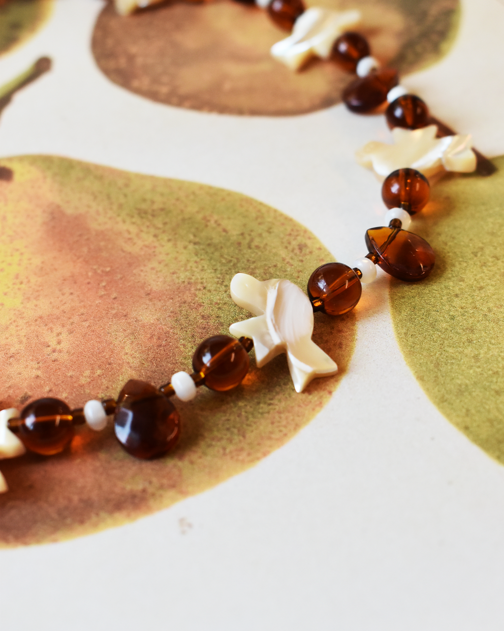 'Flight of Doves' Mother of Pearl Necklace