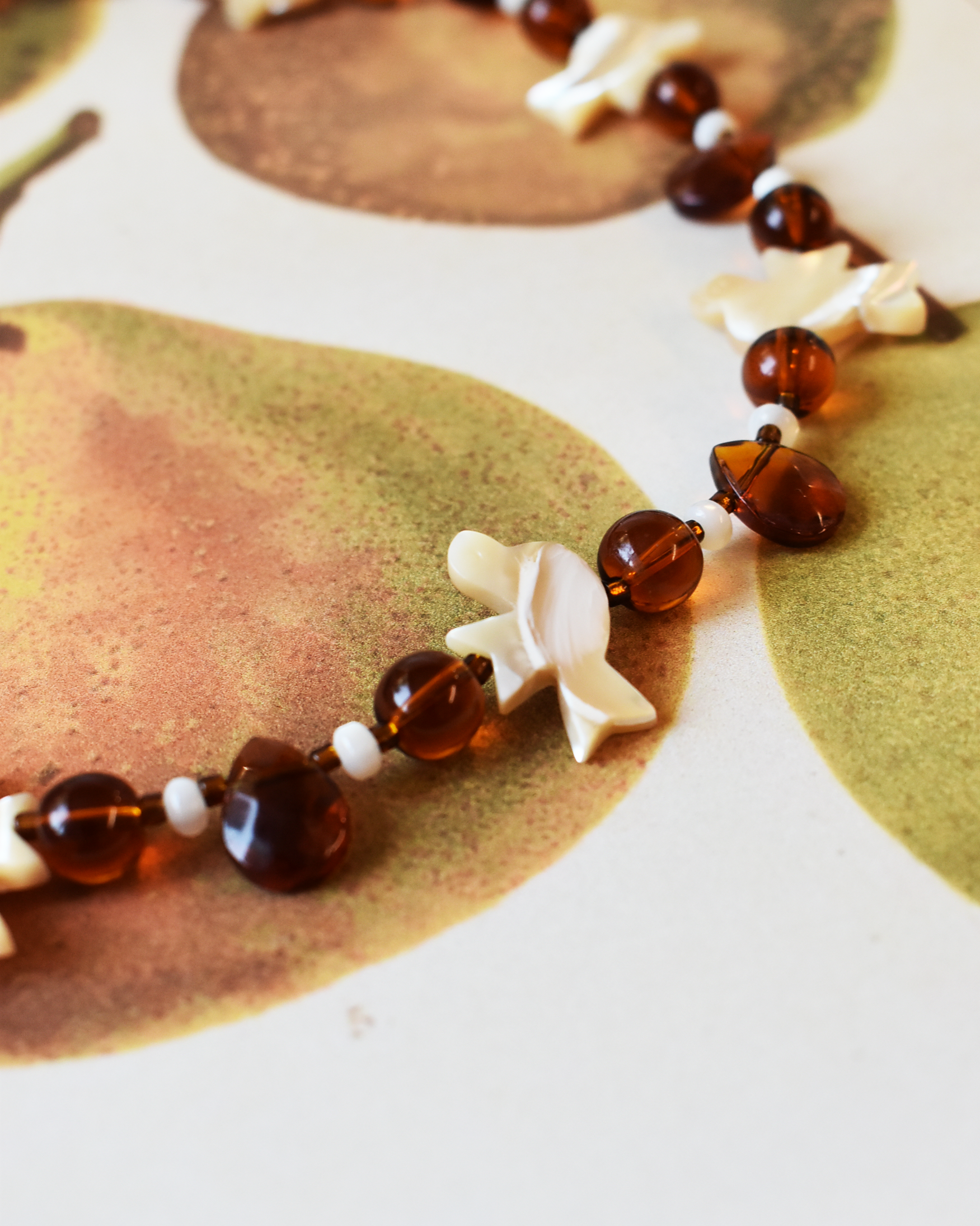 'Flight of Doves' Mother of Pearl Necklace