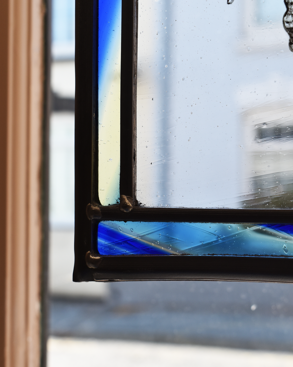 'Four Seashells' - Stained Glass Hanging Panel