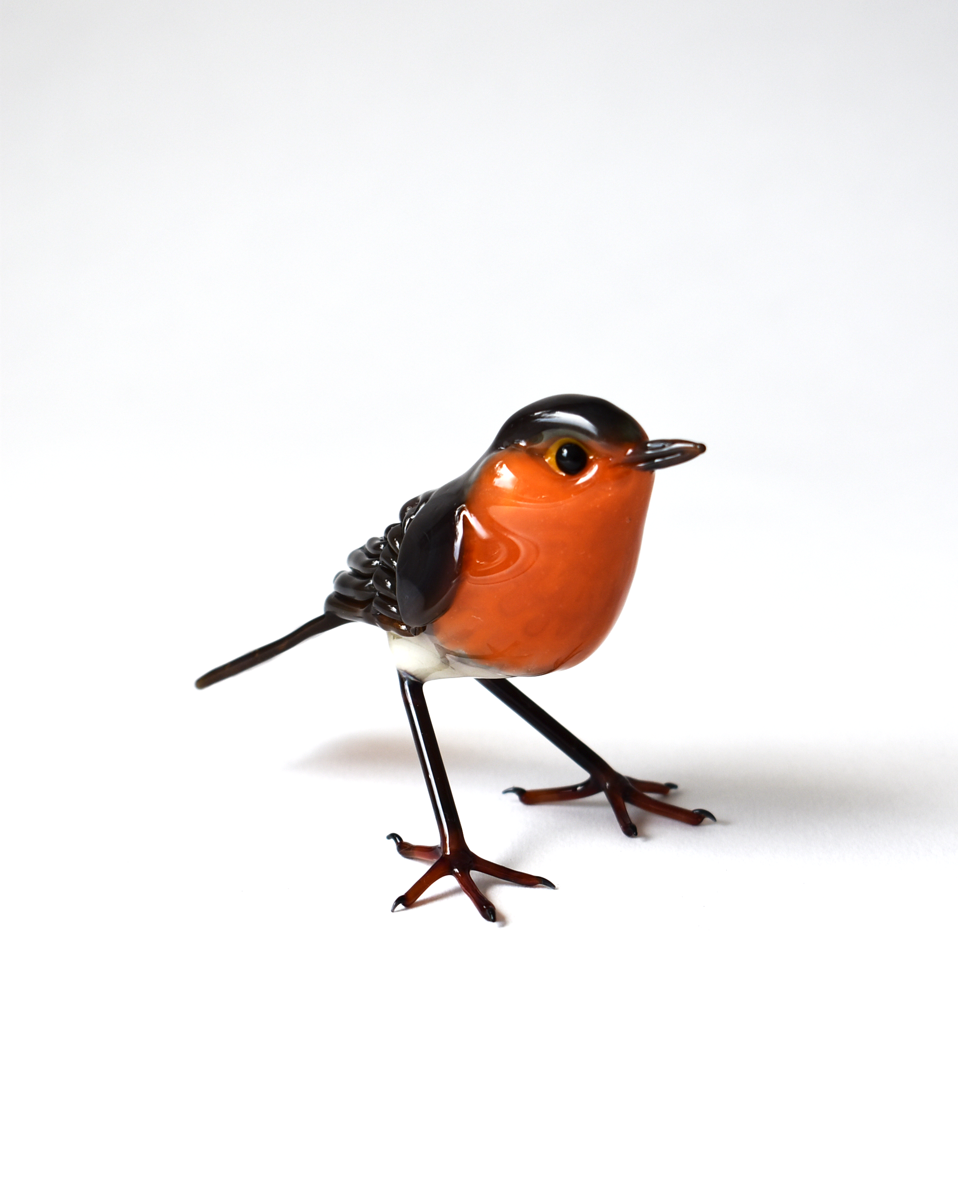 'Cheerful Little Robin' Glass Sculpture