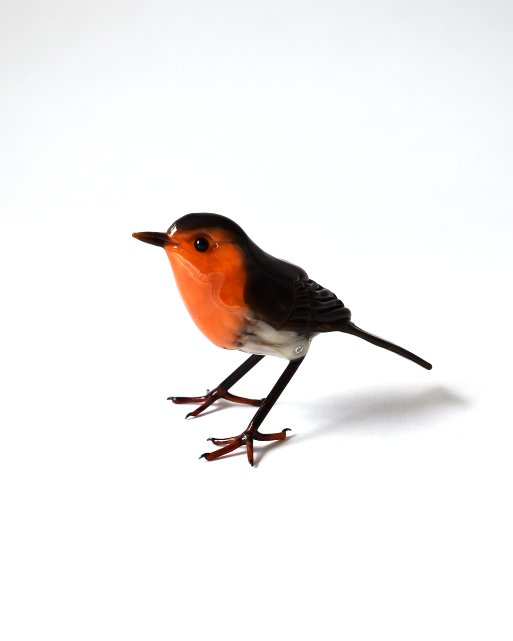 'Cheerful Little Robin' Glass Sculpture