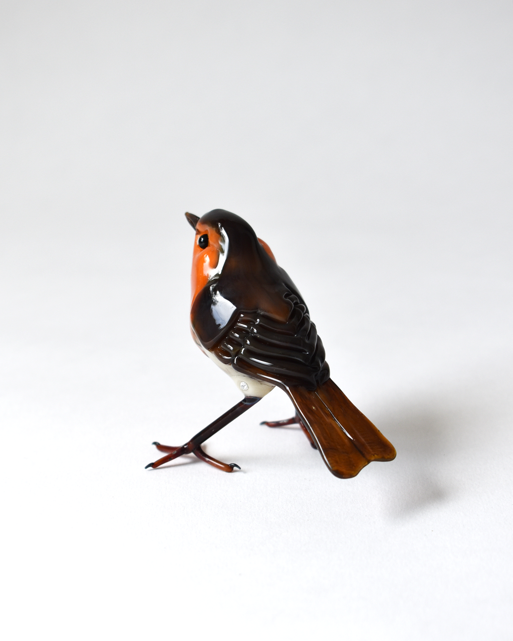 'Cheerful Little Robin' Glass Sculpture