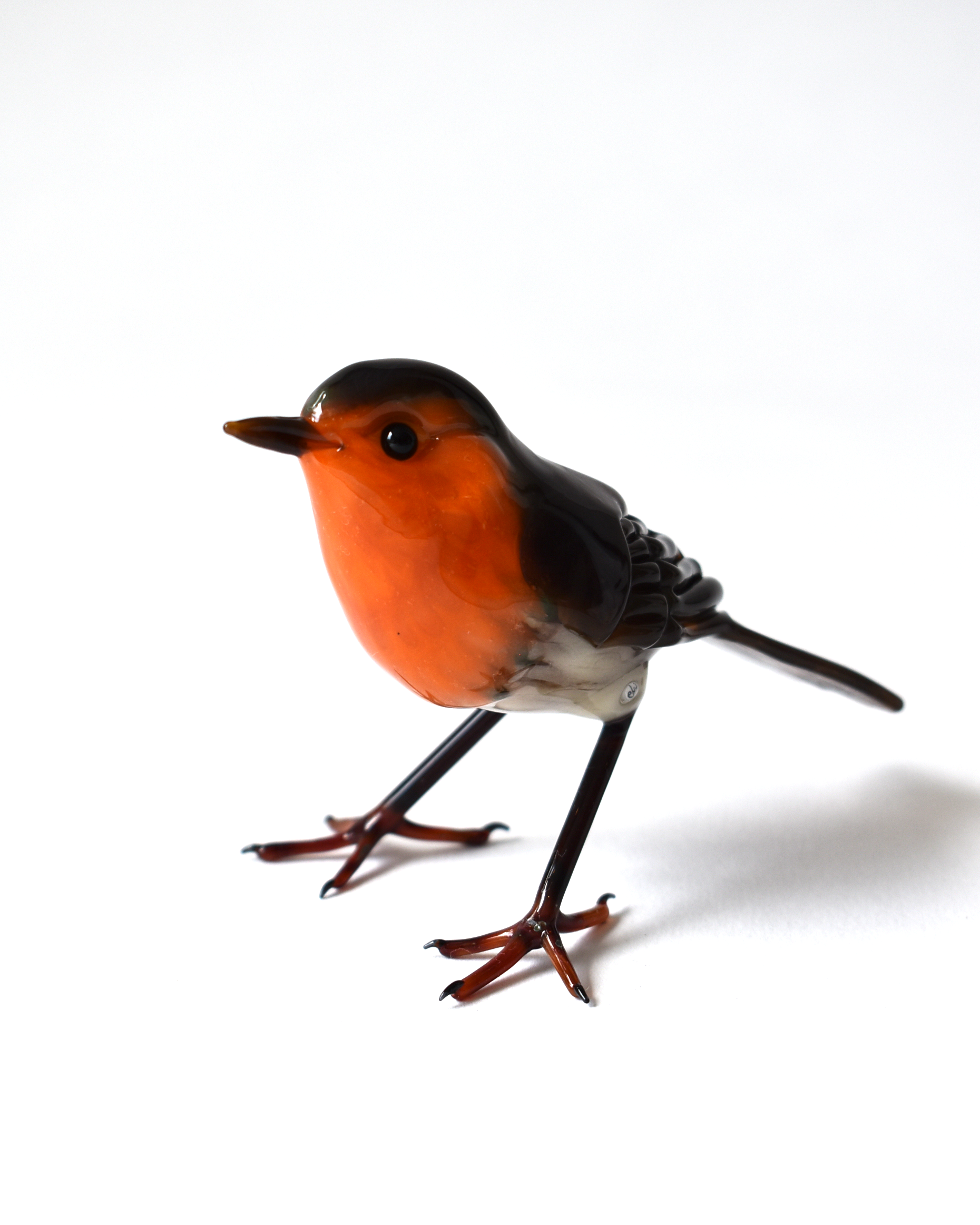 'Cheerful Little Robin' Glass Sculpture