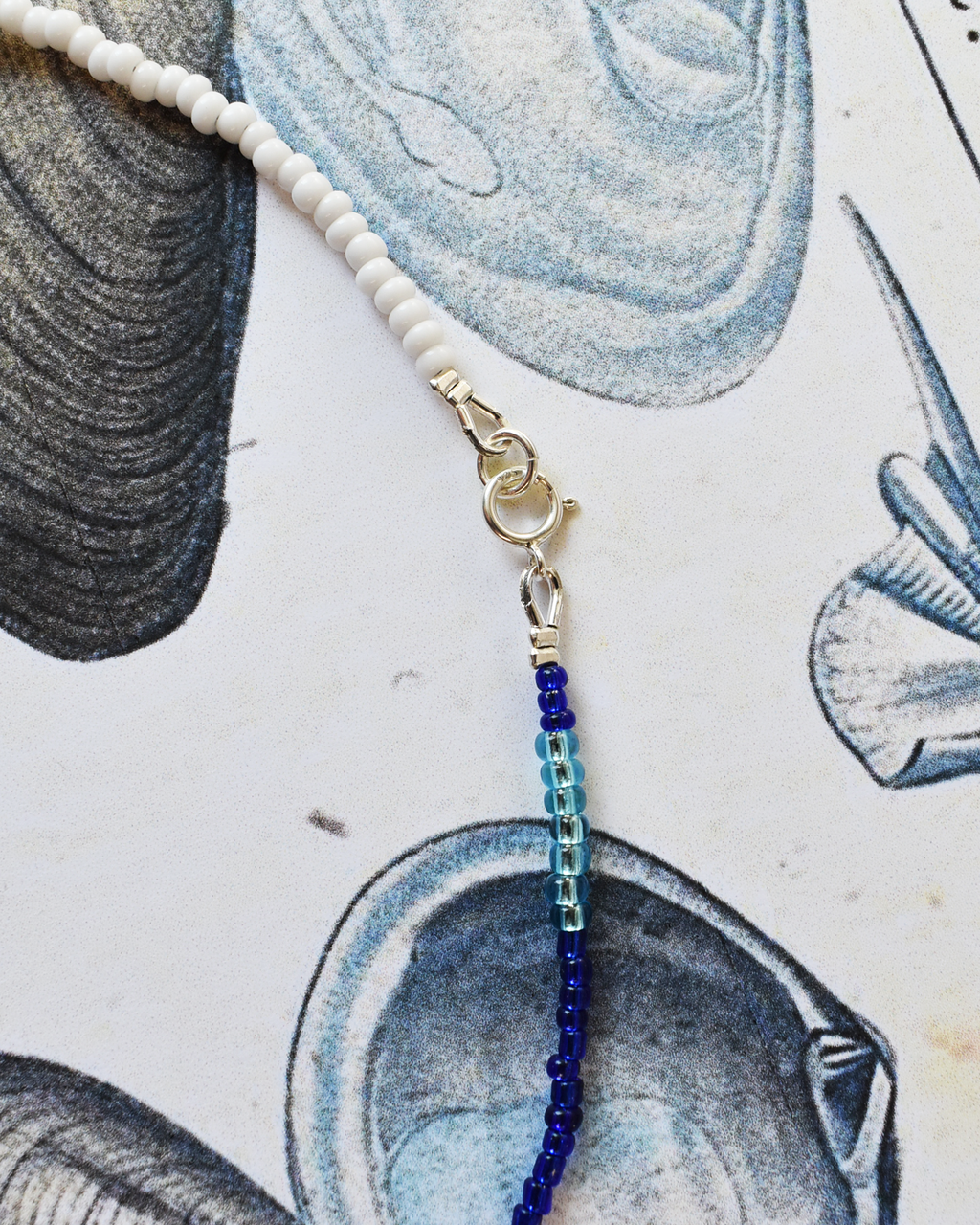 'Seahorse Tide' Mother of Pearl Necklace