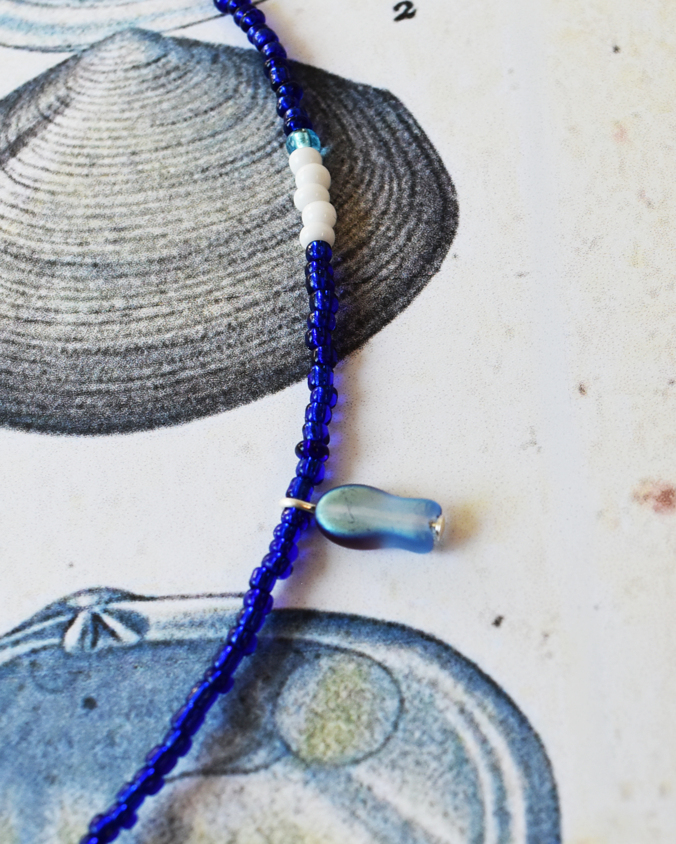 'Seahorse Tide' Mother of Pearl Necklace