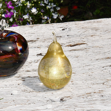 Load image into Gallery viewer, Golden Glass Pear - Corley Studio Shop
