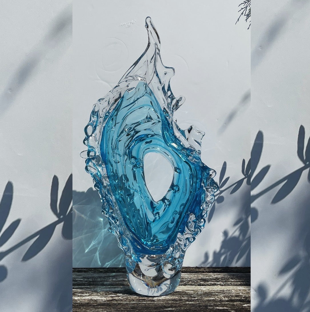 Ripple Glass Sculpture - Corley Studio Shop