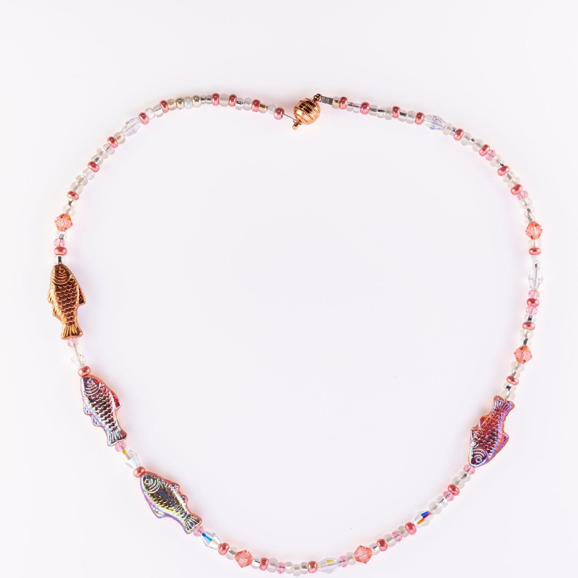 Shimmering Shoal of fishes Necklace - Corley Studio Shop