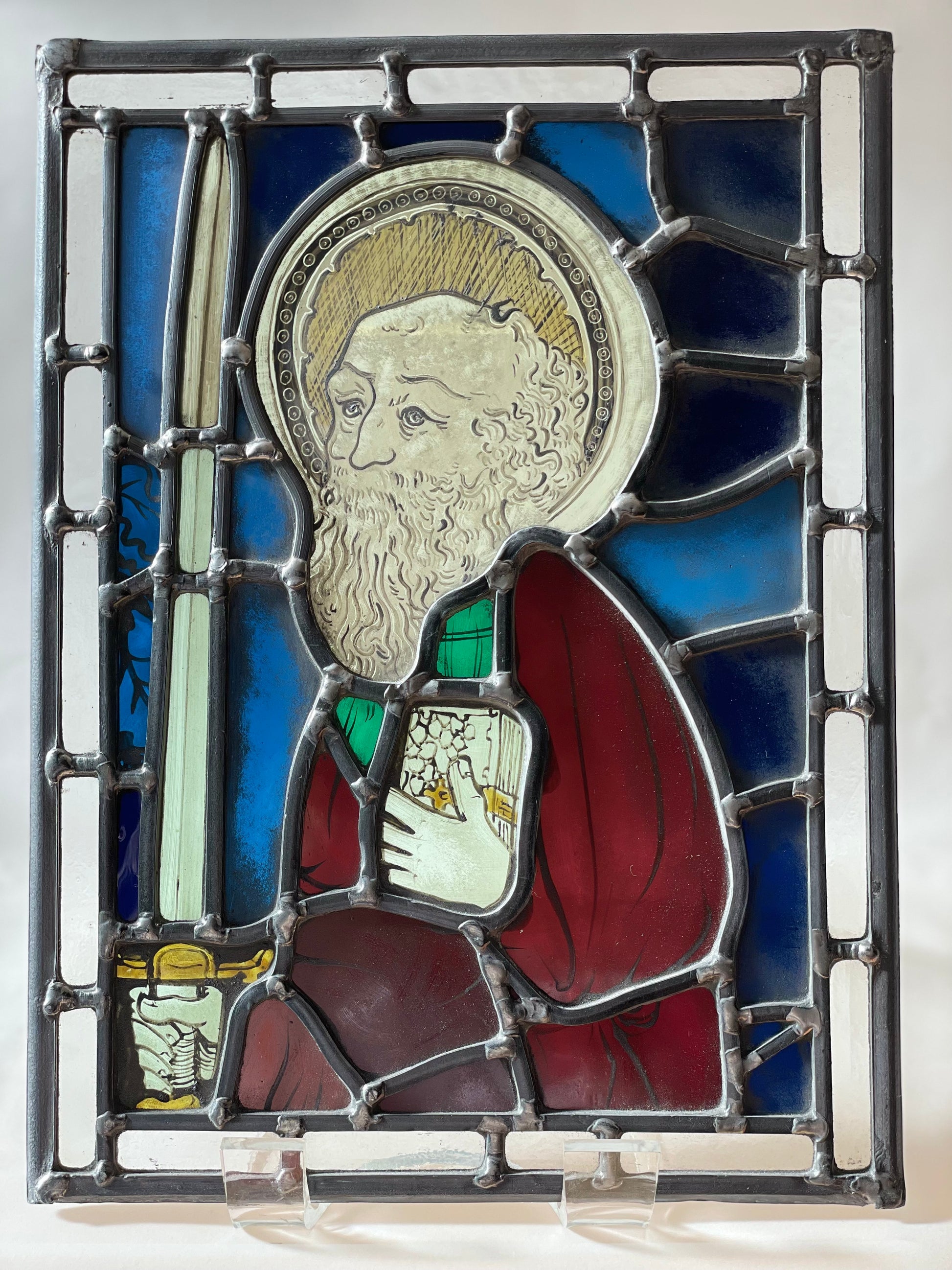 'St Paul' - Stained Glass Panel - Corley Studio Shop