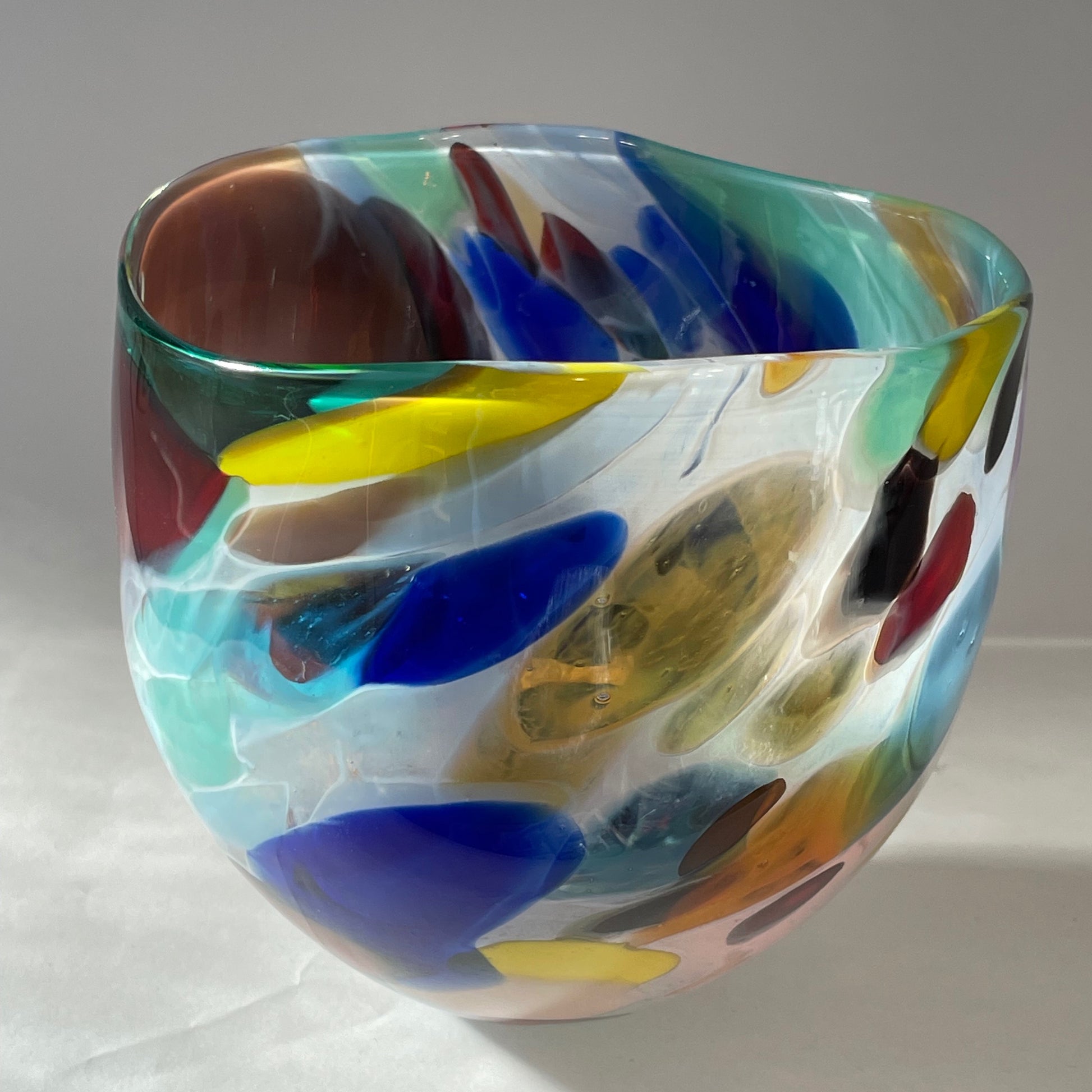 Full of Colour - Blown Bowl - Corley Studio Shop