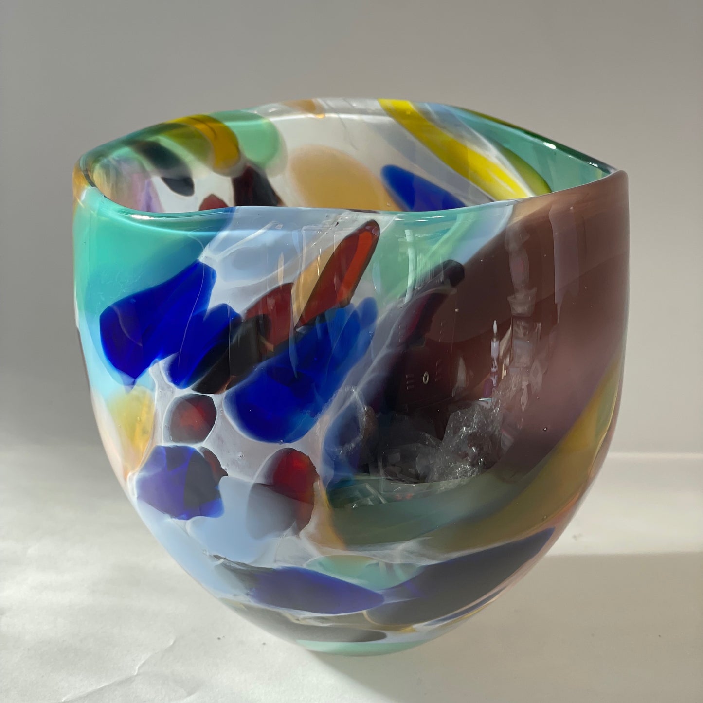 Full of Colour - Blown Bowl - Corley Studio Shop