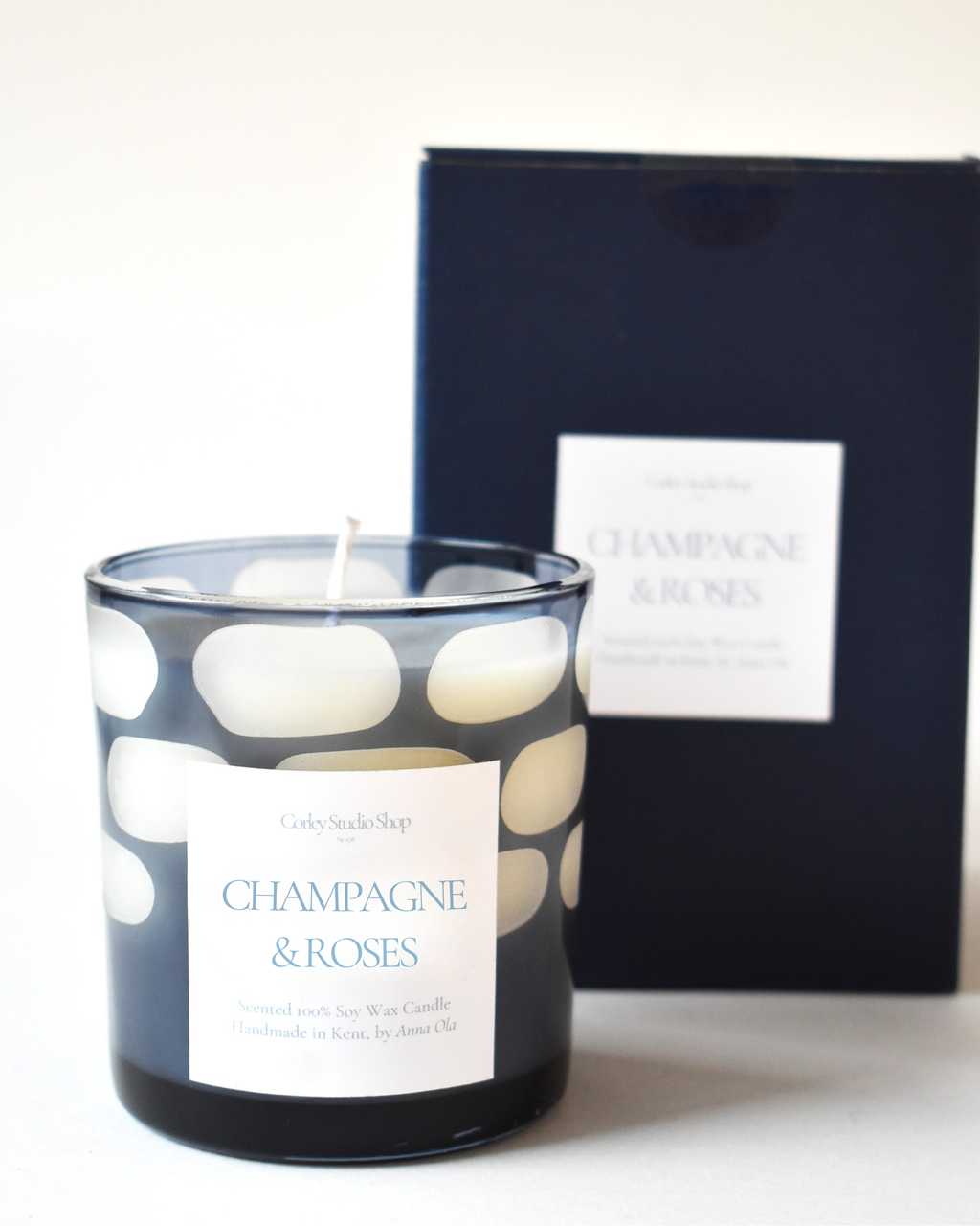 'Champagne & Roses' Modern Haze Candle