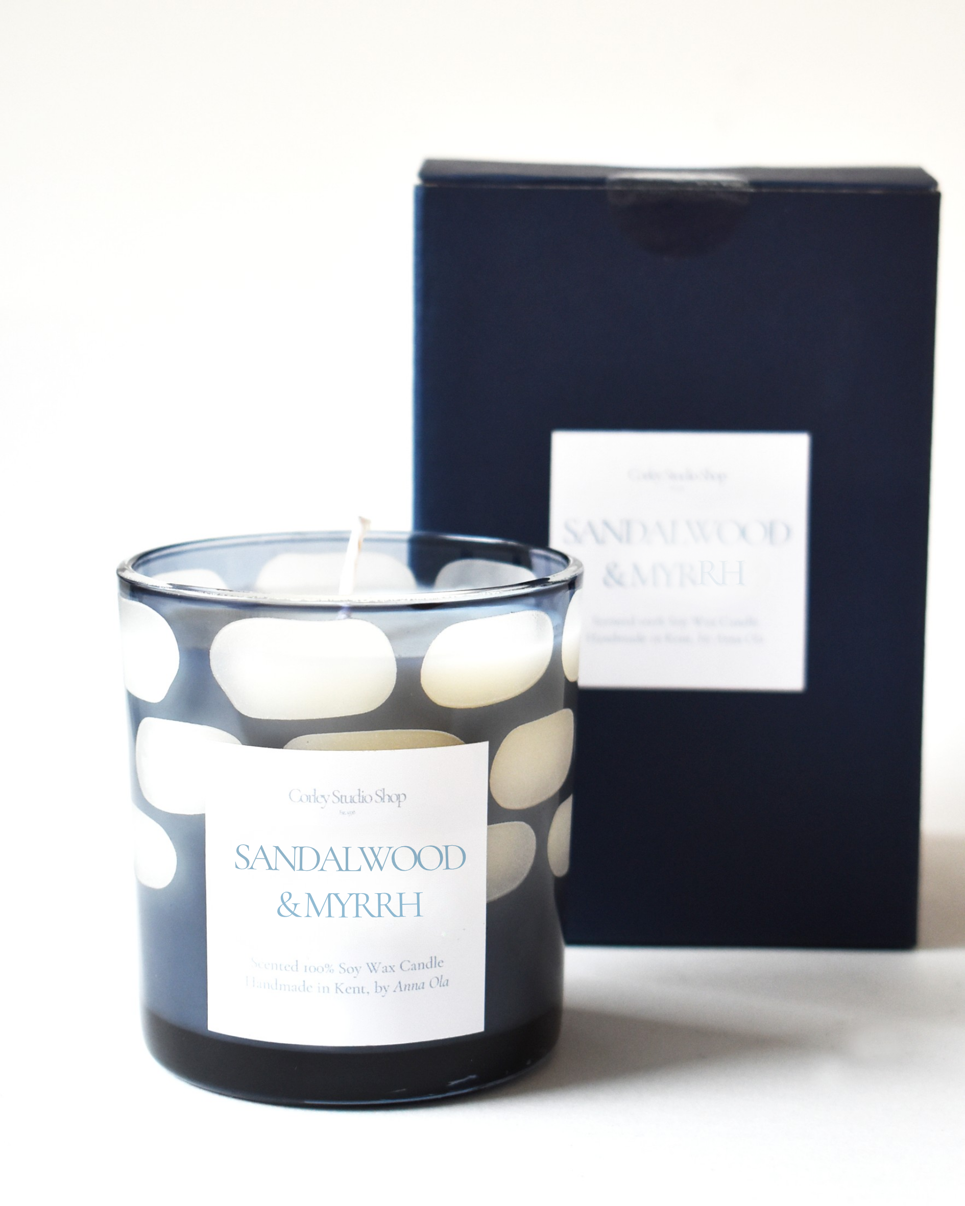 'Sandalwood & Myrrh' Modern Haze Candle