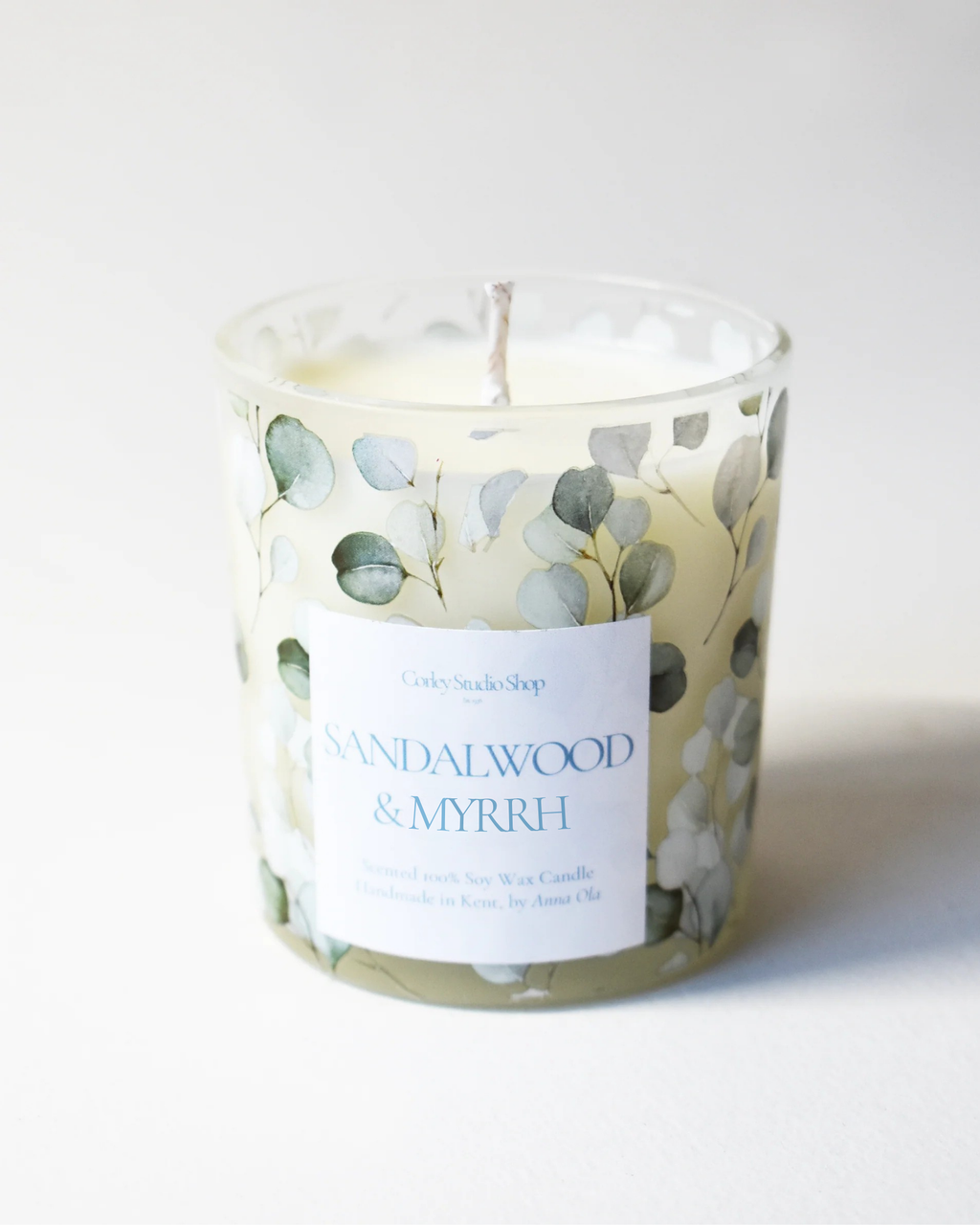 'Sandalwood & Myrrh' Coastal Leaf Candle