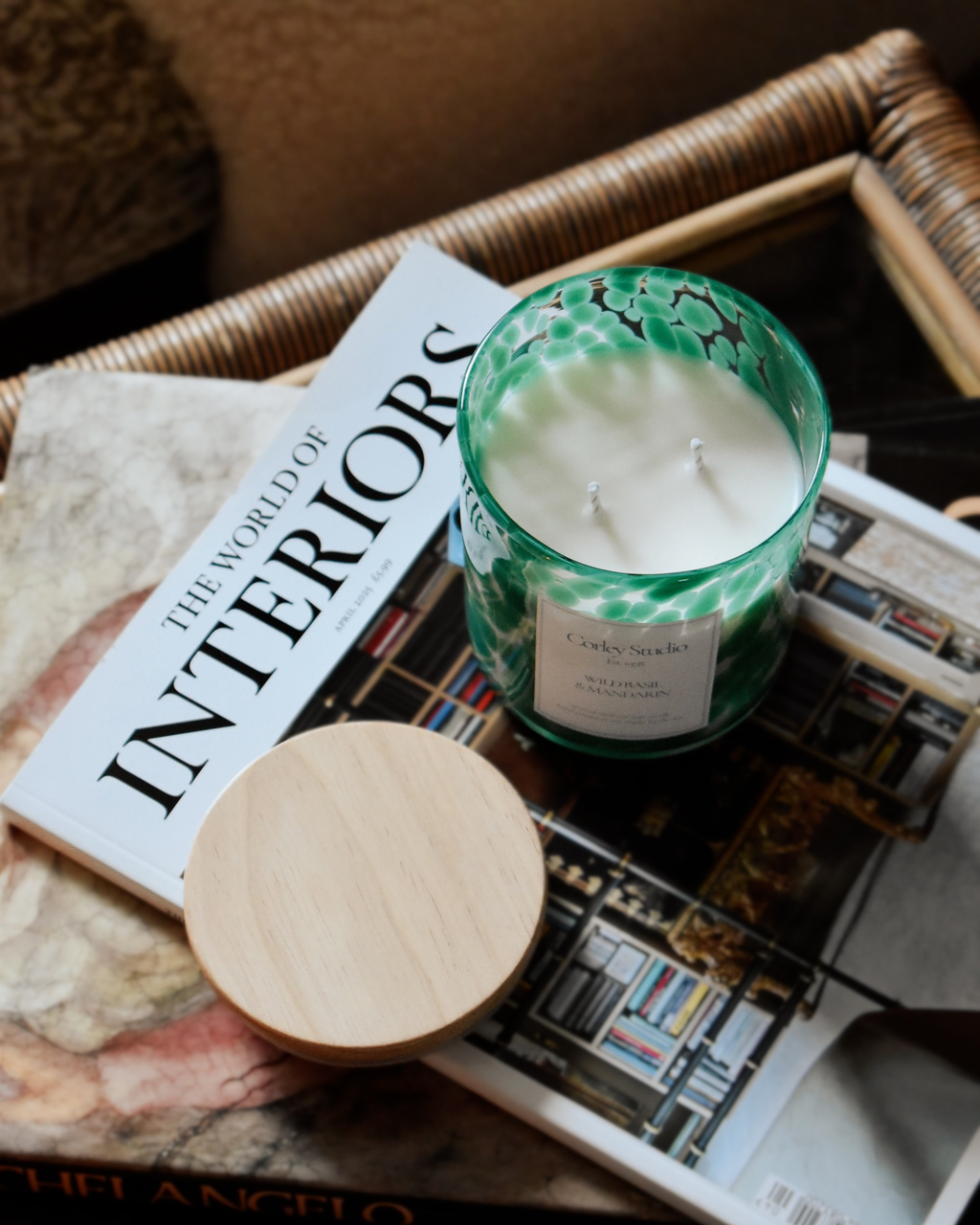 Wild Basil & Mandarin Candle (Large)