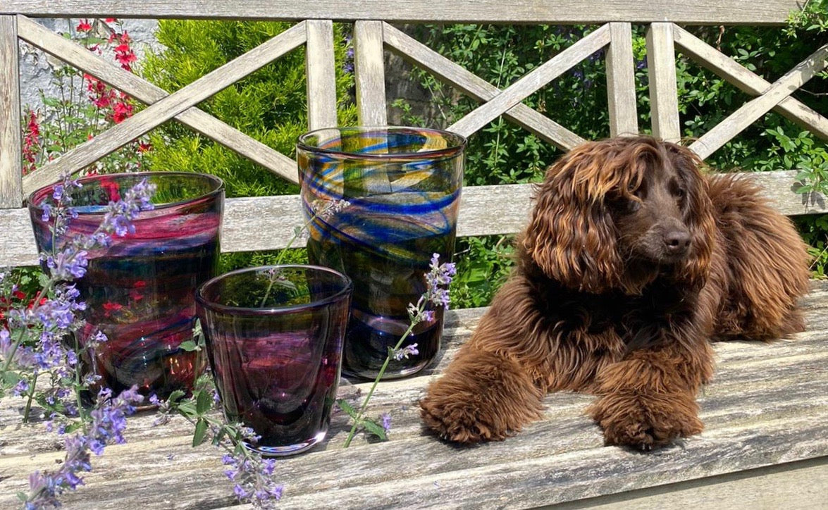 Summer Haze Glass Vase - Corley Studio Shop