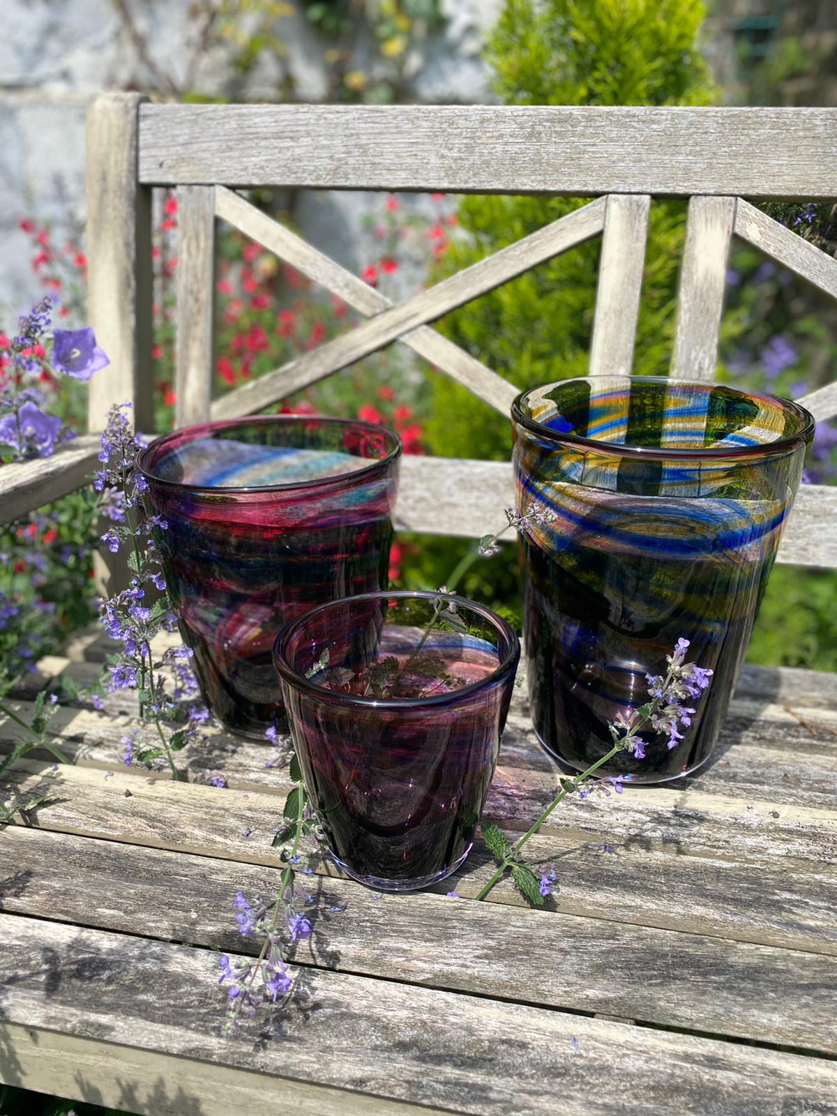 Summer Haze Glass Vase - Corley Studio Shop