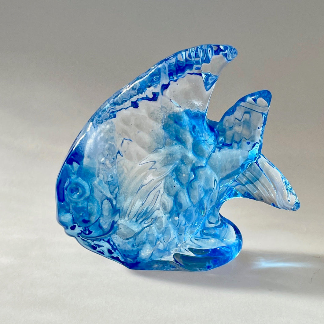 Streaky Blue Glass Fish