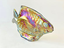 Load image into Gallery viewer, Gold Iridescent Glass Fish
