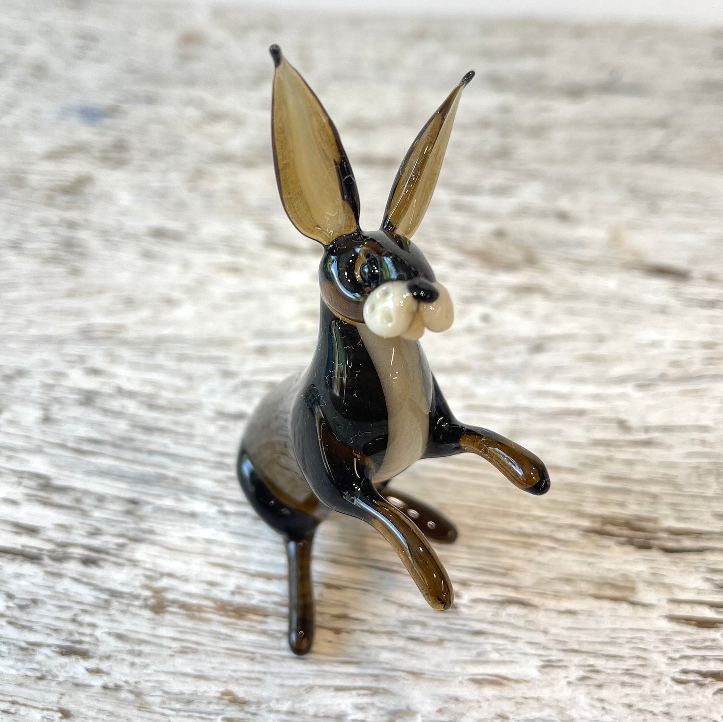 Standing Glass Hare - Corley Studio Shop