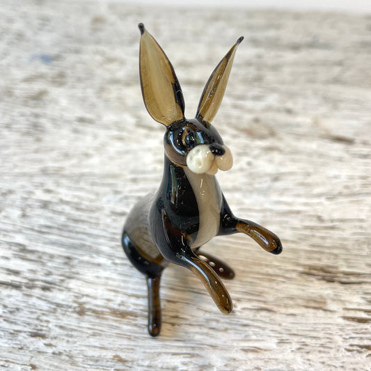 Standing Glass Hare - Corley Studio Shop