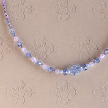 Load image into Gallery viewer, Soft Lilac &amp; Blue Crystal Necklace
