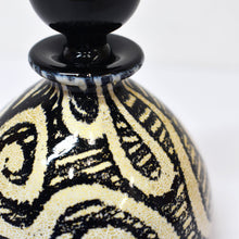 Load image into Gallery viewer, &quot;Monochrome Graphic&quot; Gold Leaf Perfume Bottle
