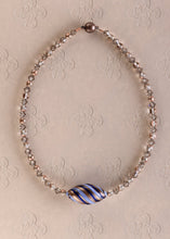 Load image into Gallery viewer, Gold &amp; Lilac Venetian Bead Necklace
