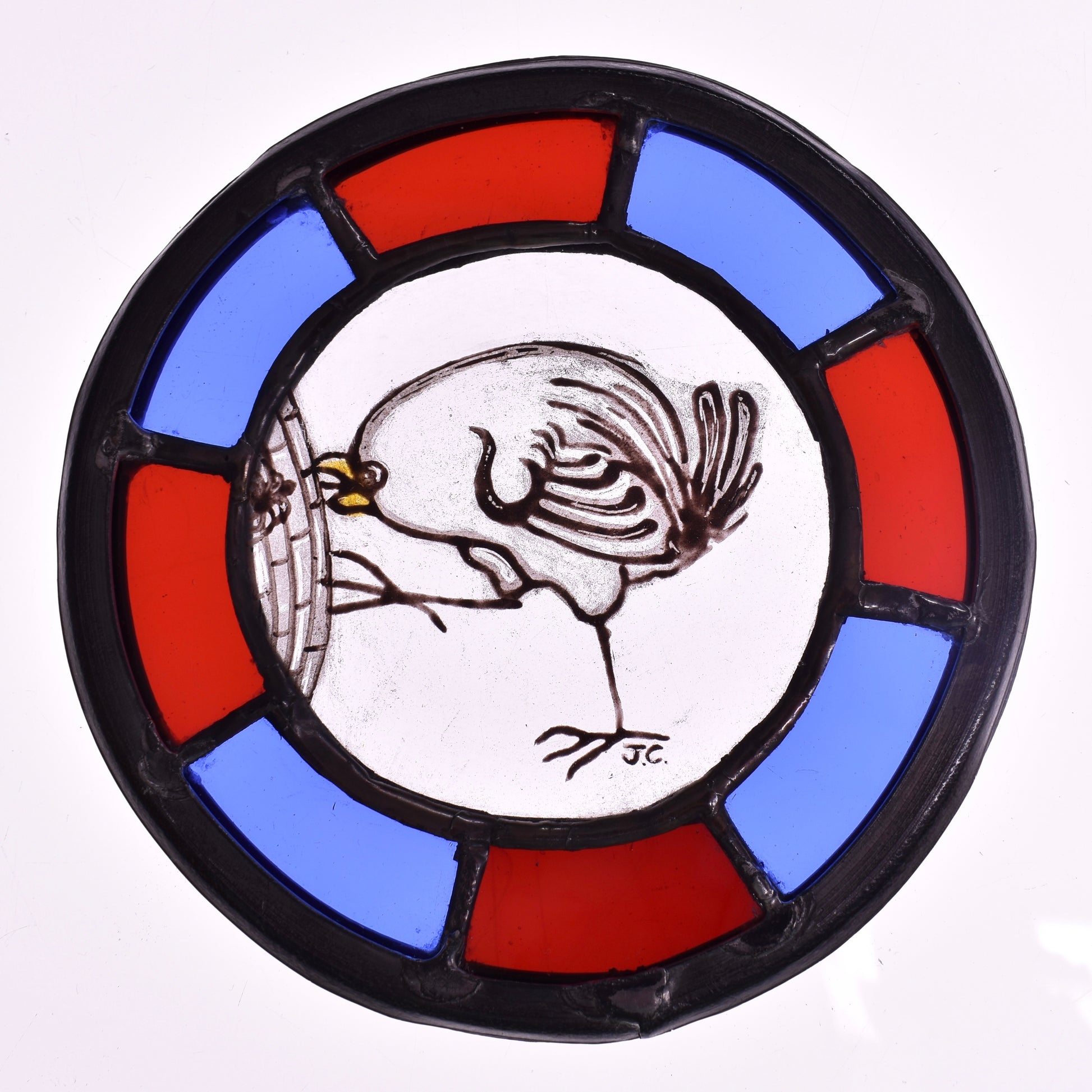 Wren Catching a Worm Roundel - Corley Studio Shop