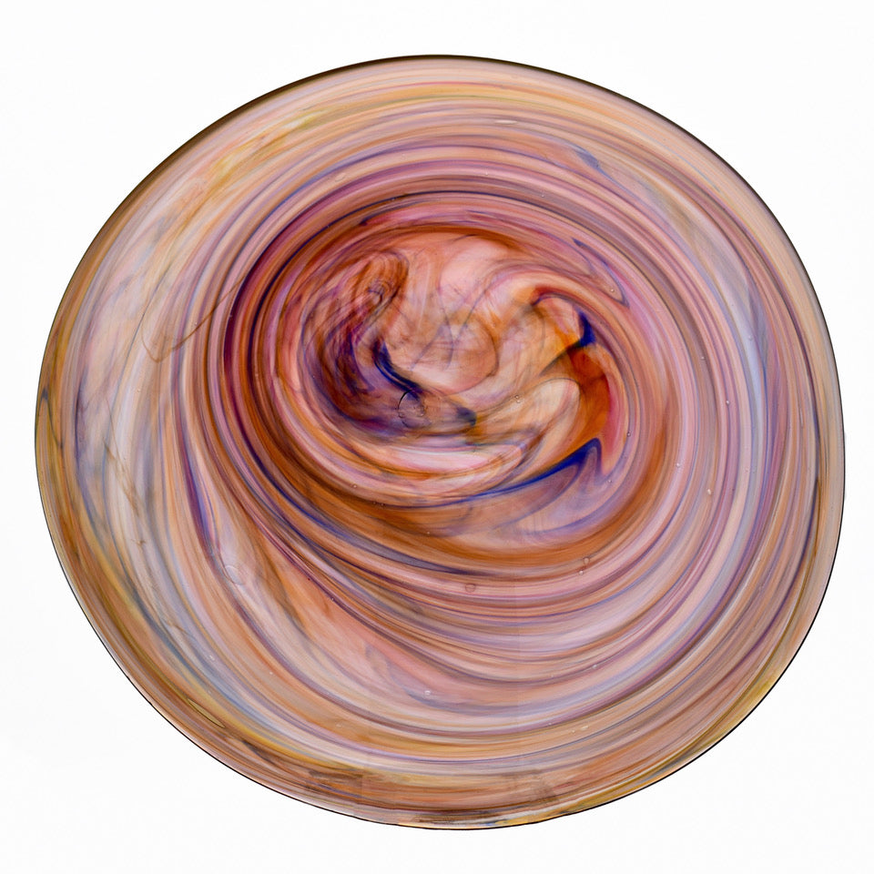 Crown Glass Bullion - Streaky Pink, Blue & amber - Corley Studio Shop