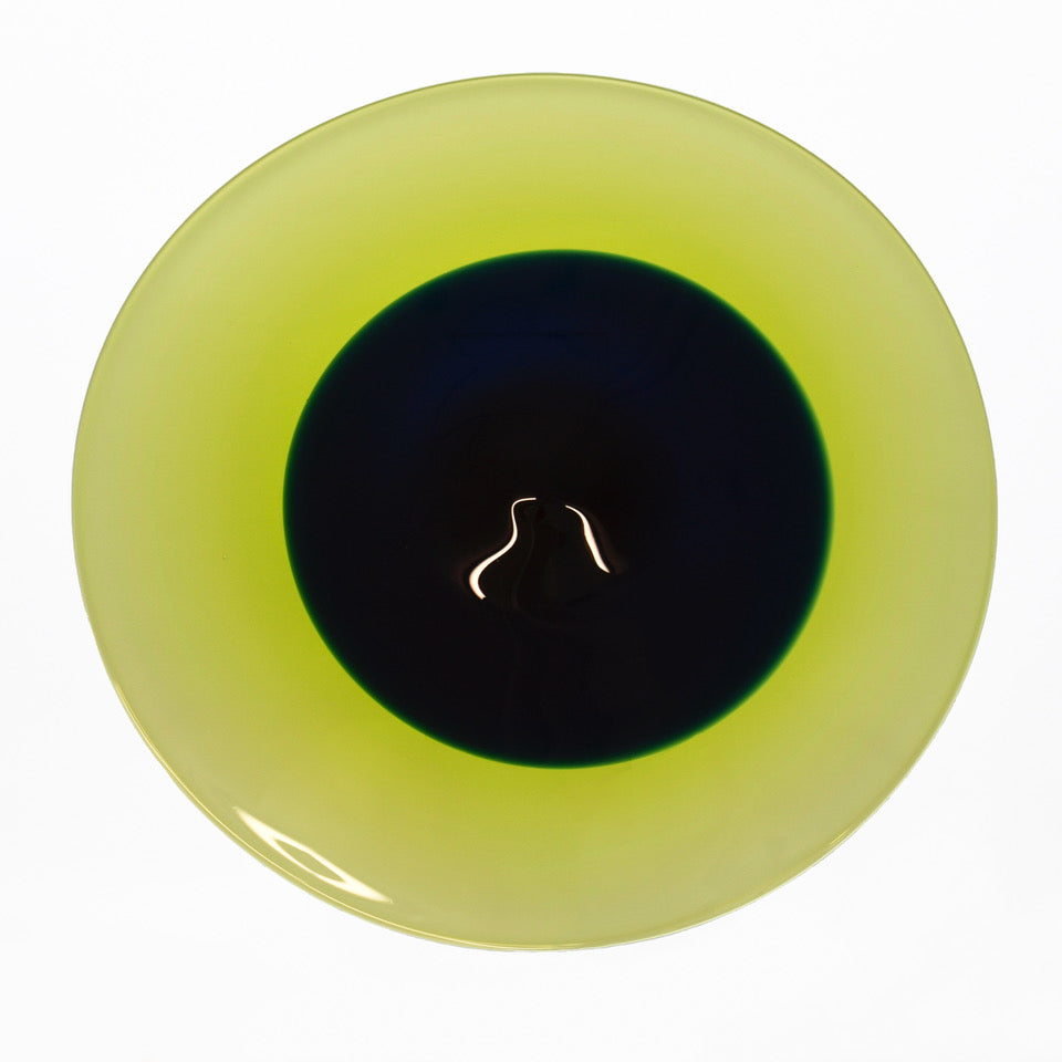 Crown Glass Bullion - Amber & Dark Blue - Corley Studio Shop
