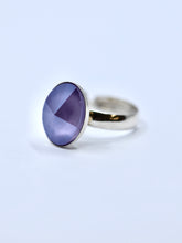 Load image into Gallery viewer, Lilac Oval Crystal Ring
